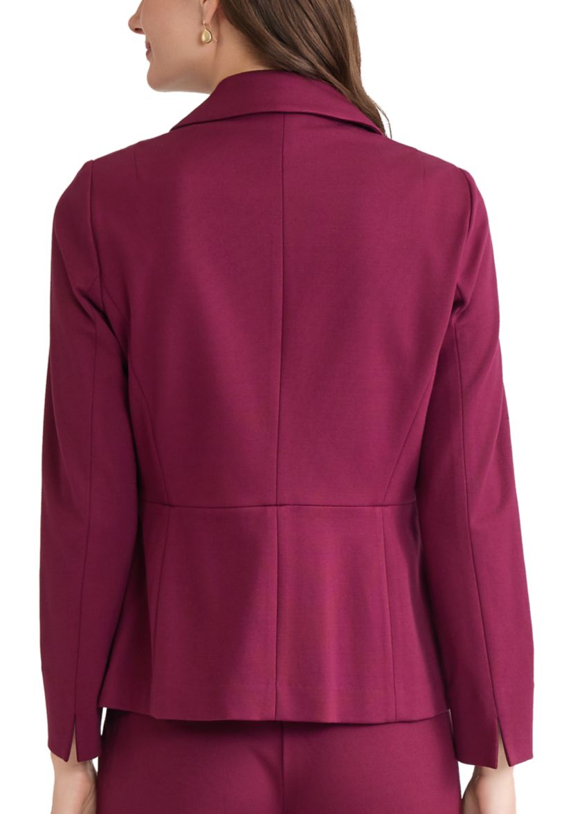 Womens Compression One Button Seamed Jacket