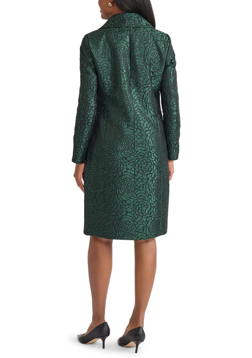   Petite Peter Pan Collar Jacquard Jacket