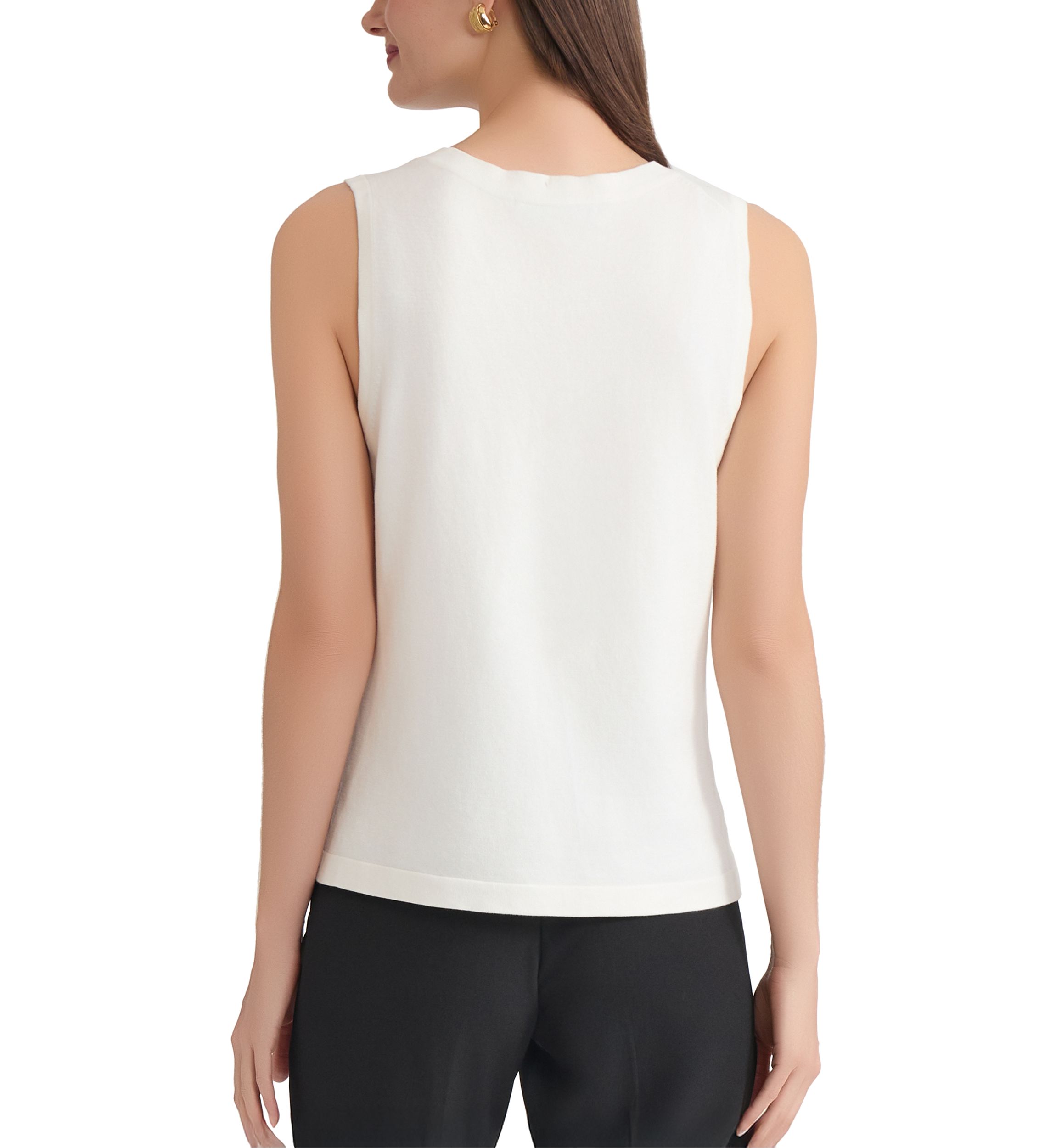 Womens Tank Top with Heat Set Jewels
