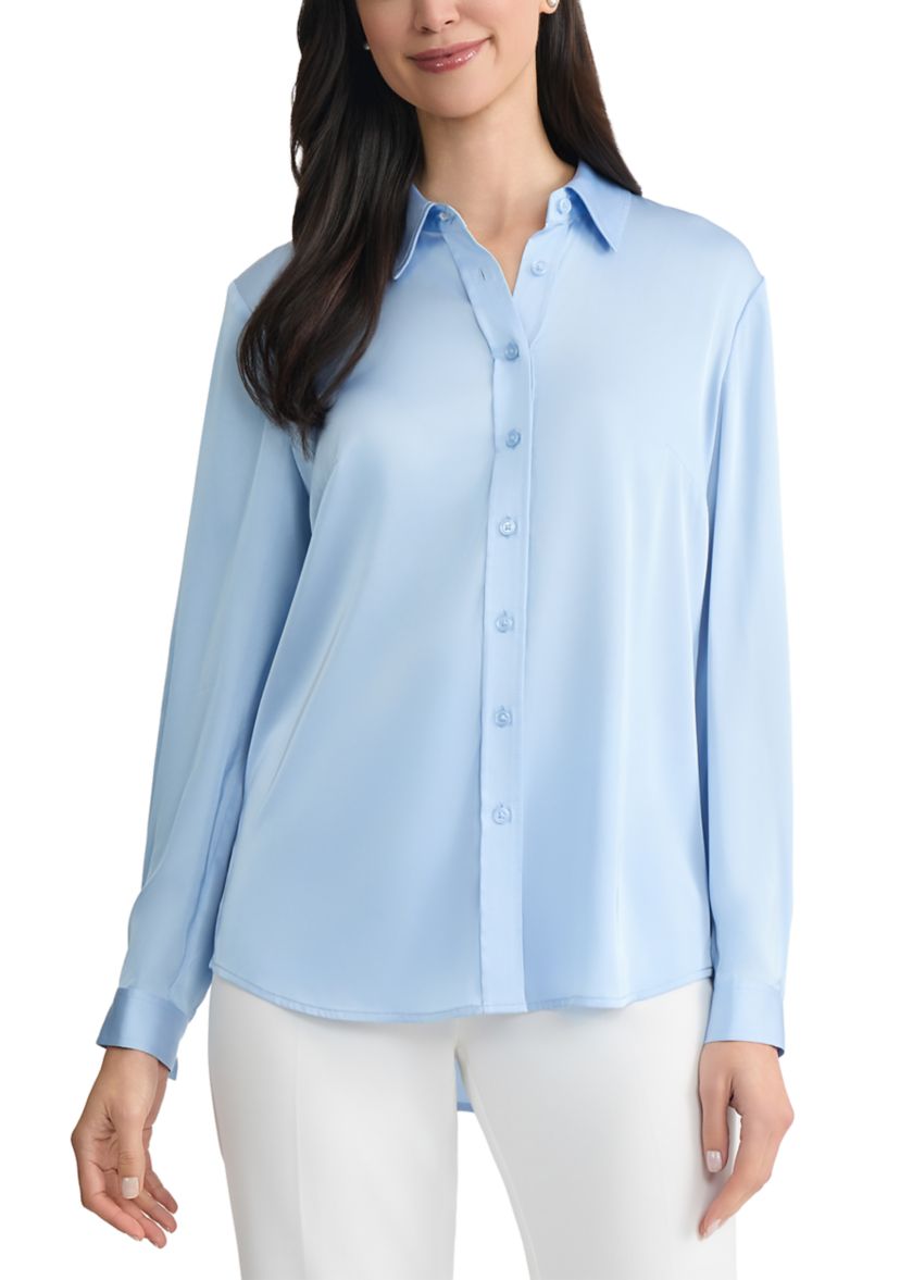 kasper dress shirts Kasper Women's Button Down Blouse