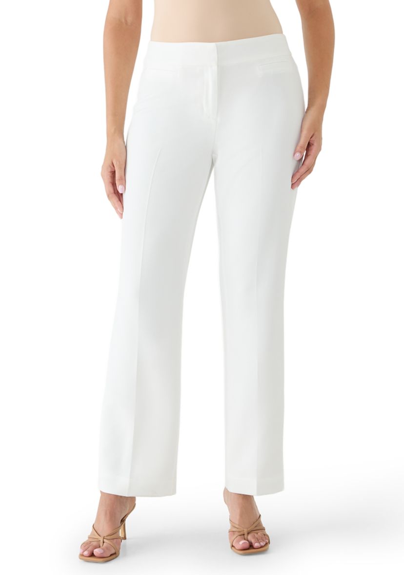 Kasper Women's Fly Front Welt Pocket Trousers | Belk