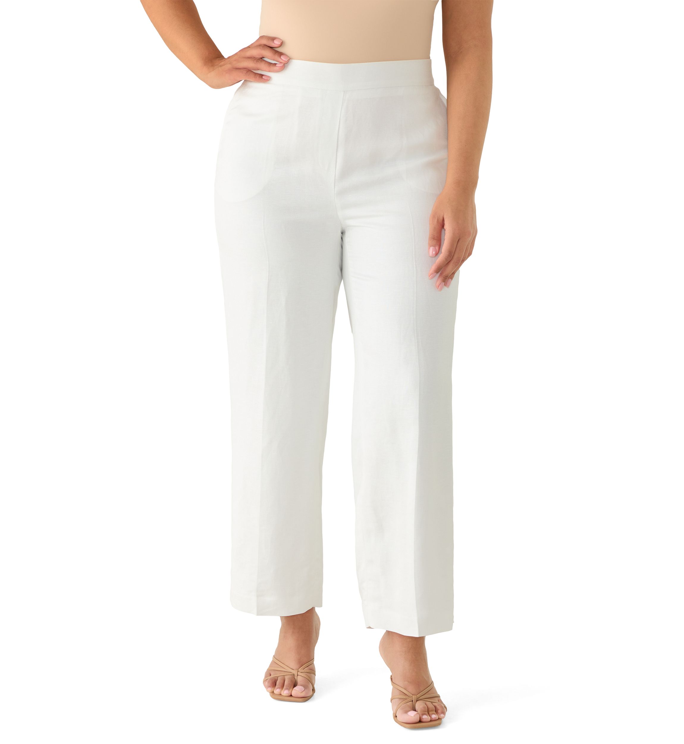 Women's White Plus Size Women's Pants | Belk