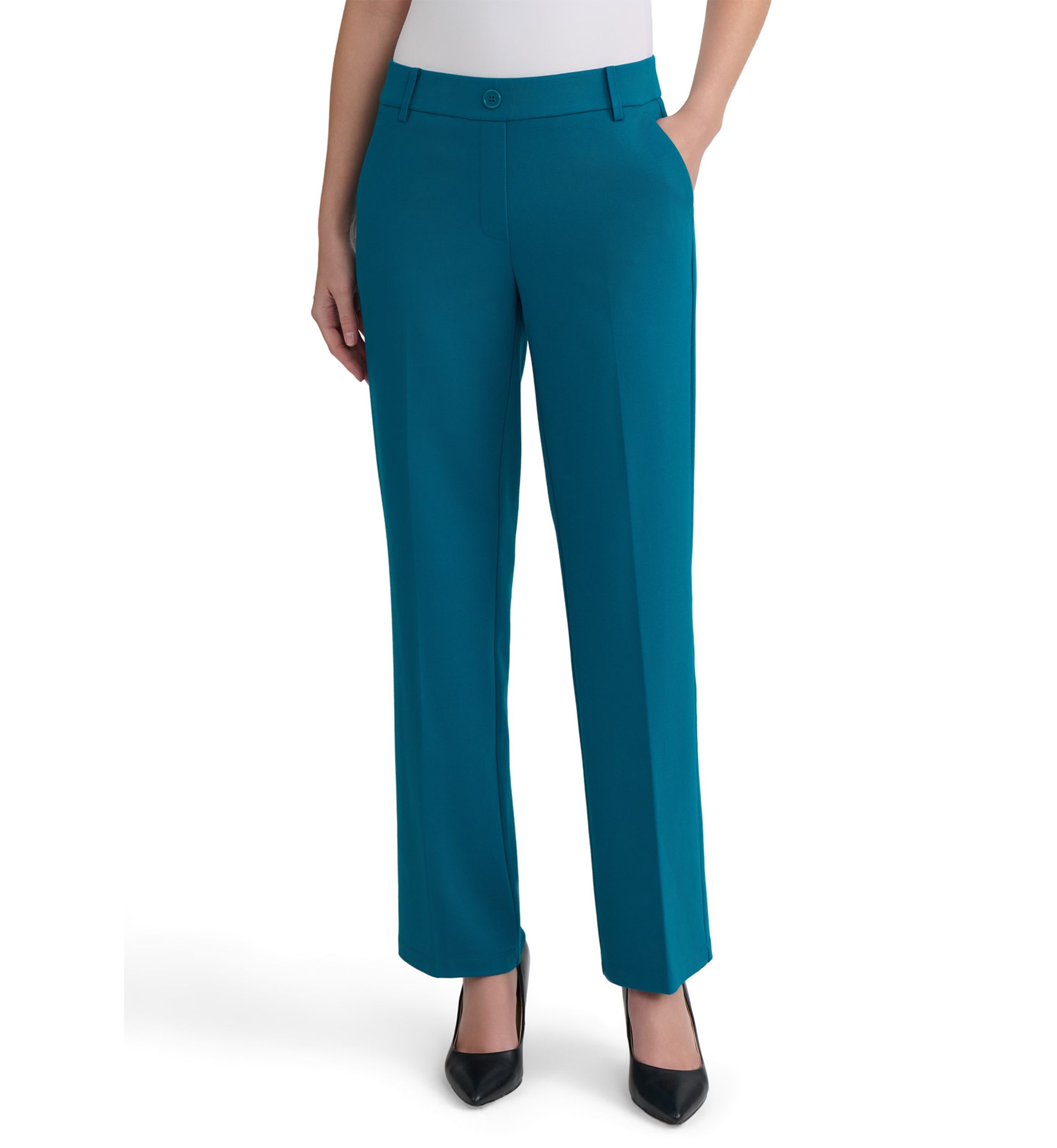 Women's Blue Suit Pants