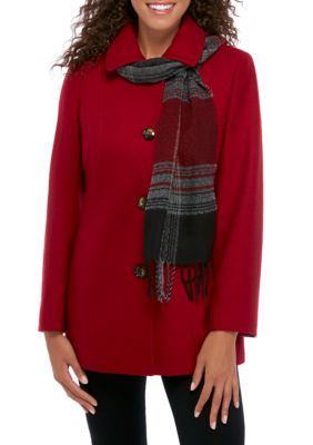 London Fog® Women's Single Breasted Wool Coat | belk