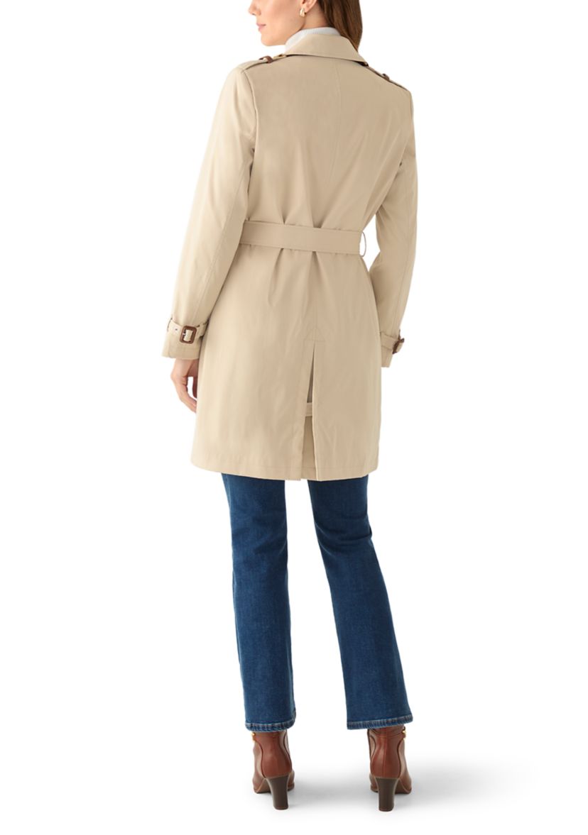 Womens Fine Twill Trench Coat