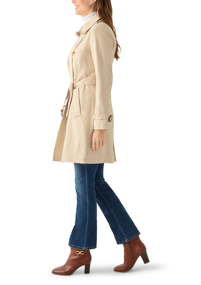 Womens Fine Twill Trench Coat