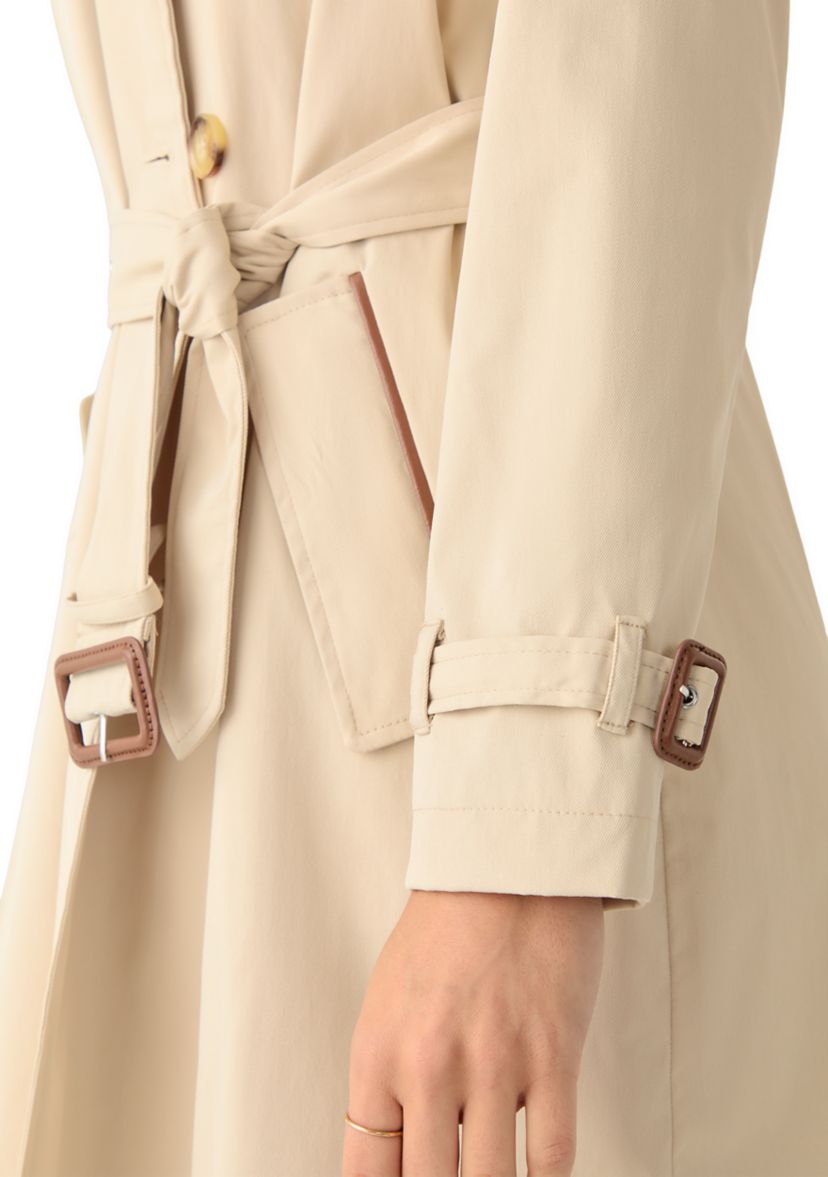 Womens Fine Twill Trench Coat
