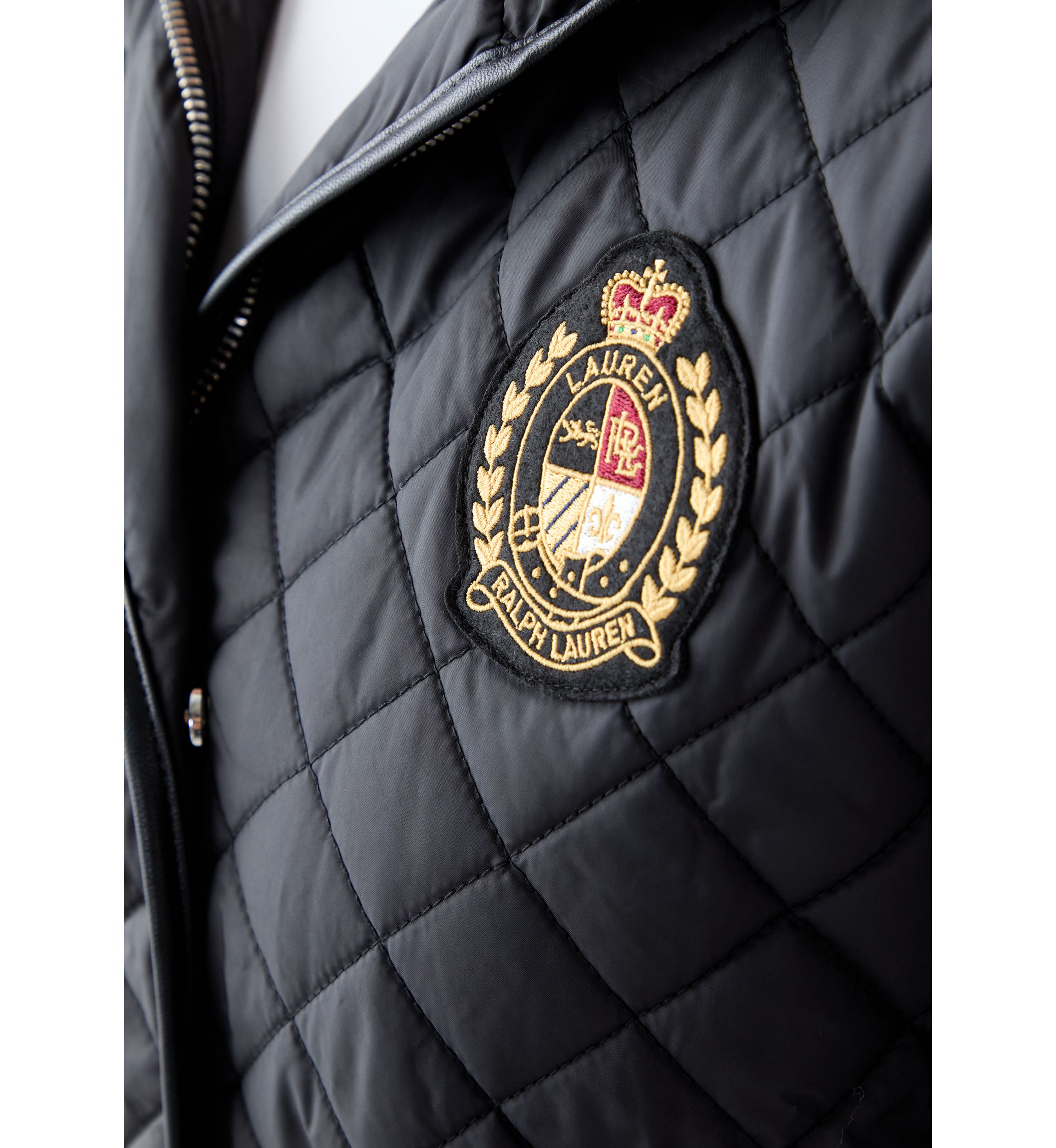 Womens Quilted Cinched Coat
