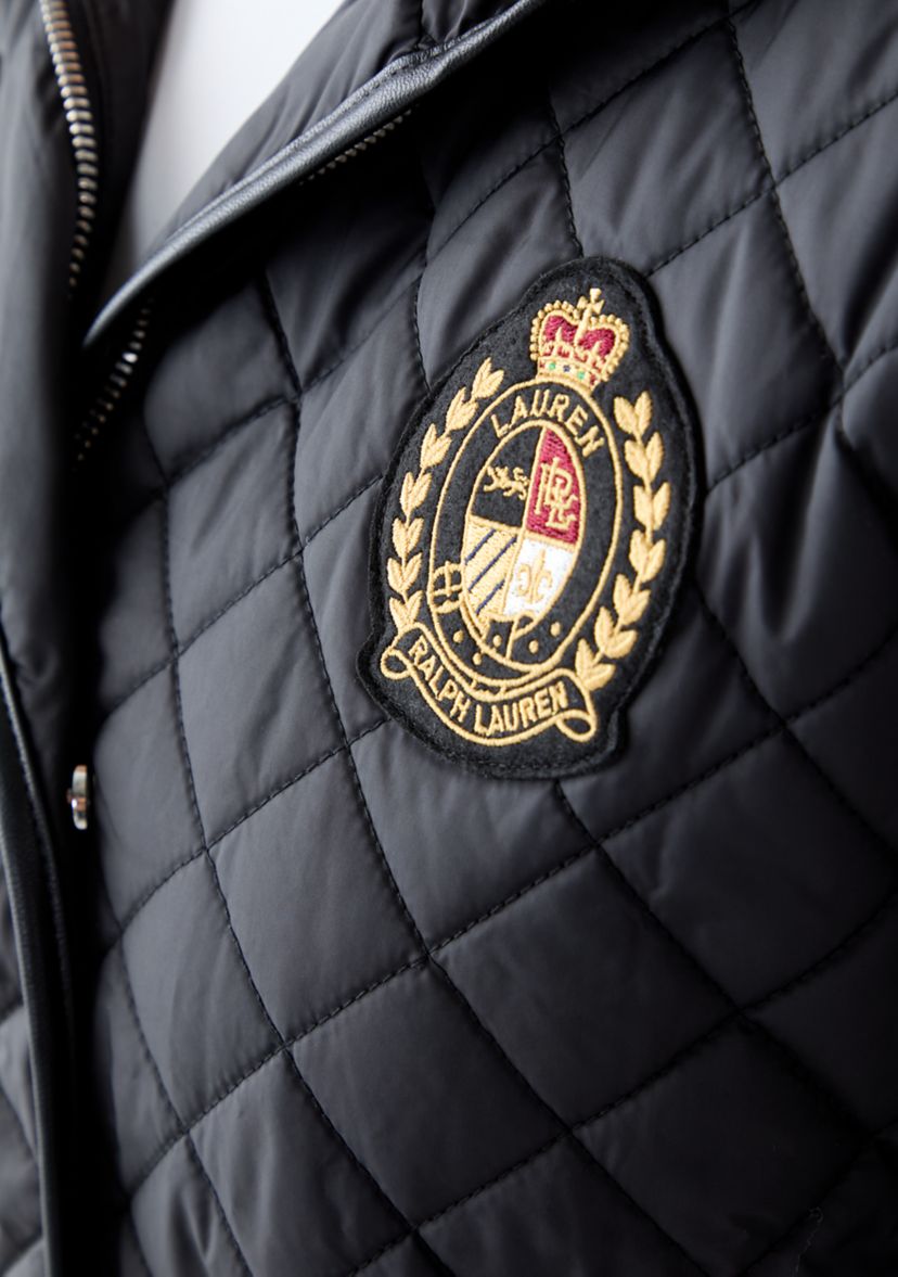 Womens Quilted Cinched Coat