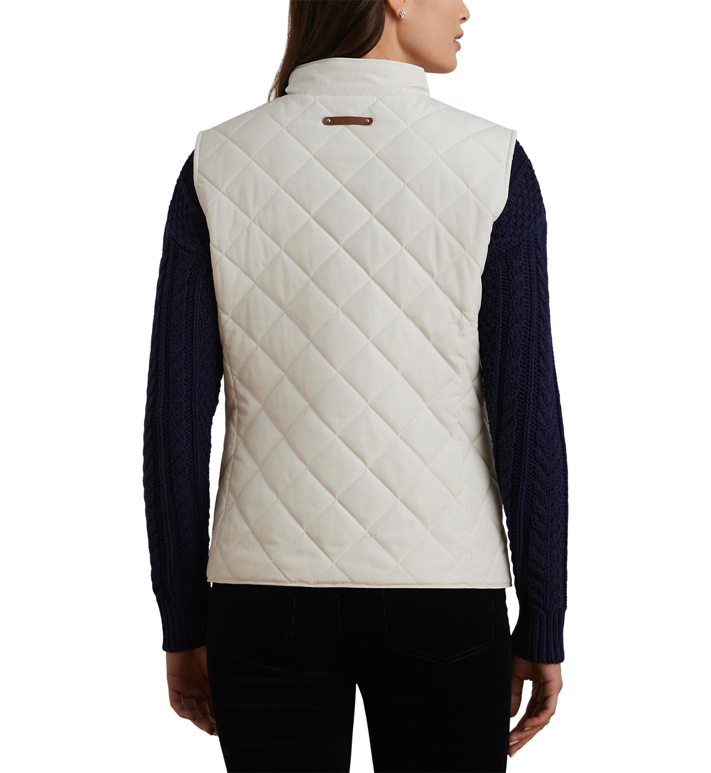 Quilted Vest with Crest