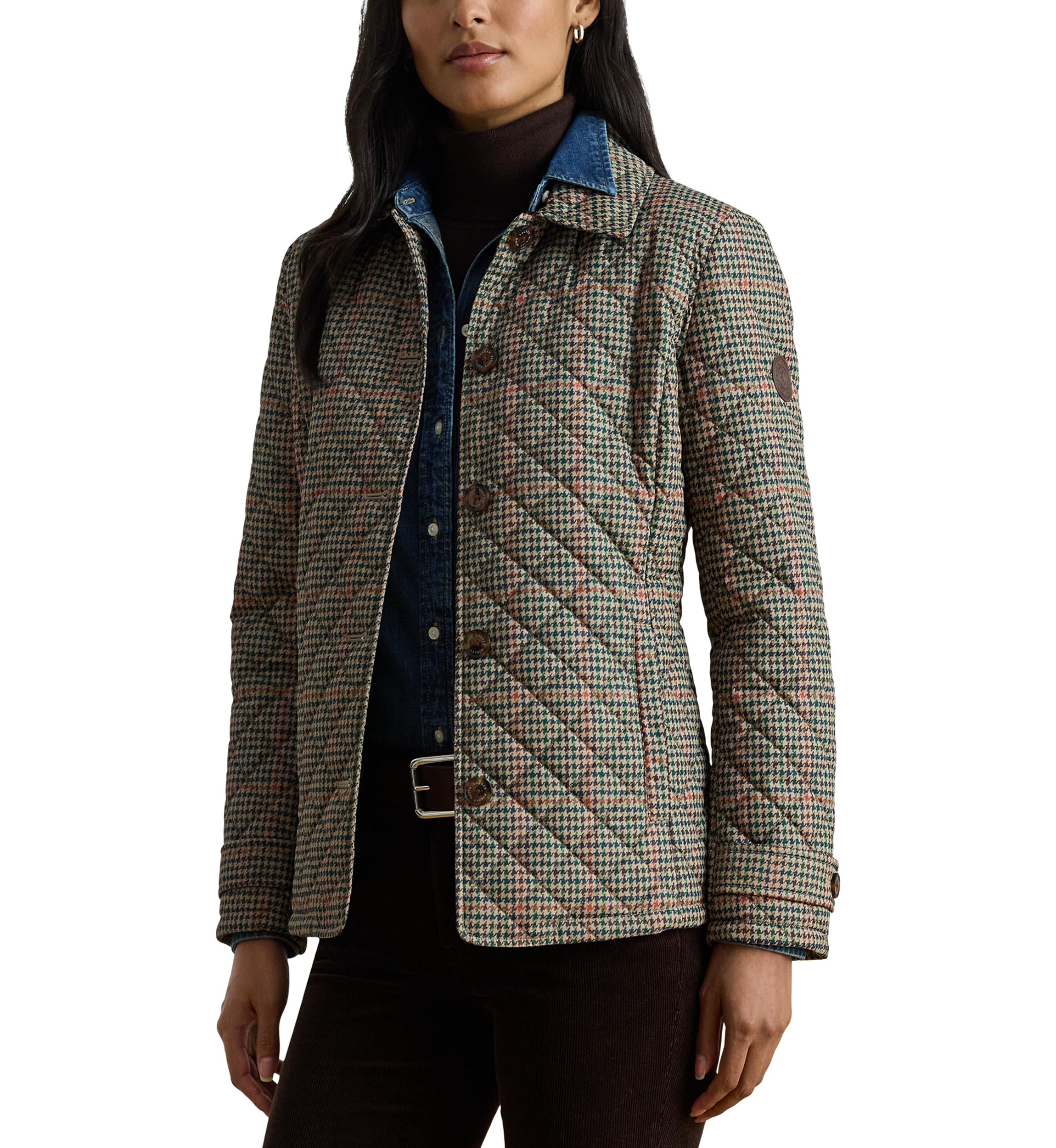 Novelty Quilted Button Jacket