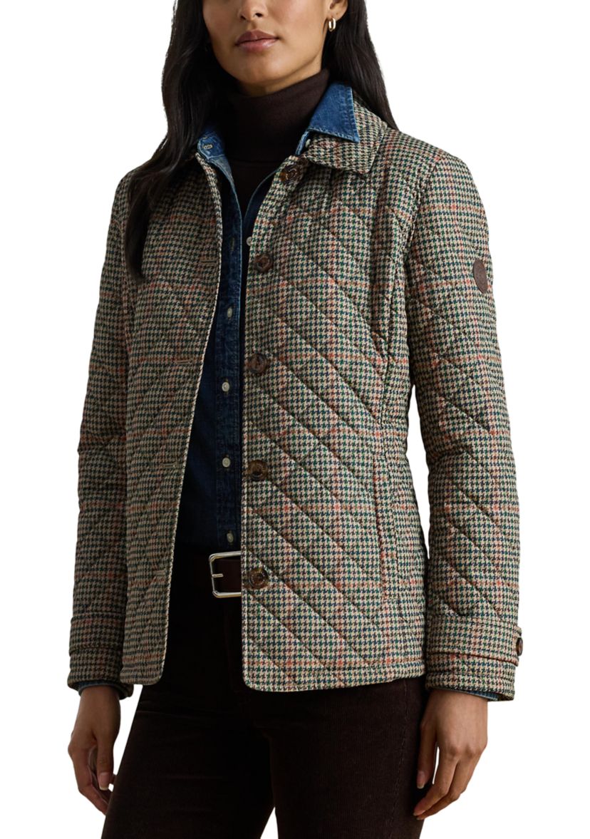 Novelty Quilted Button Jacket