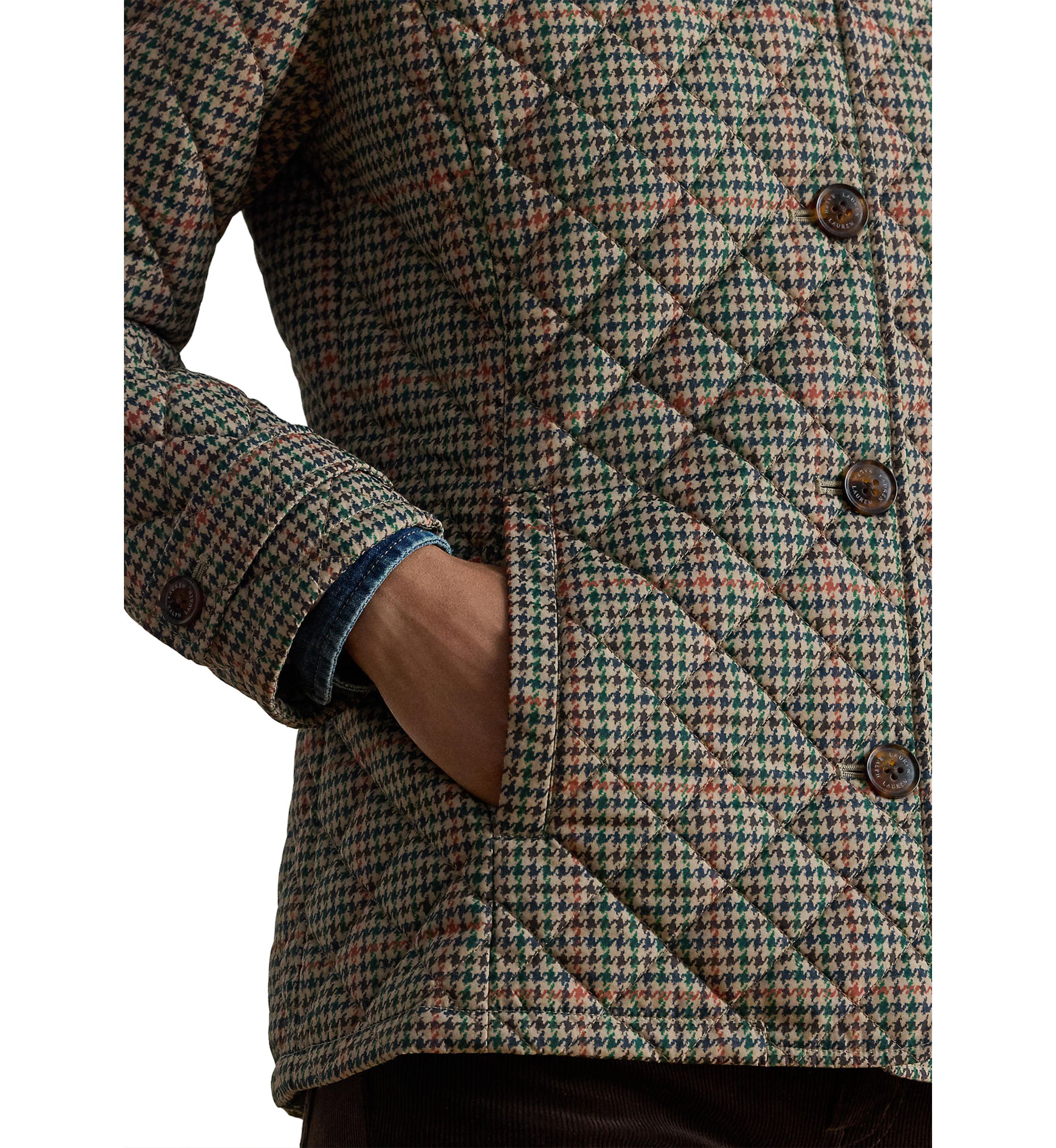 Novelty Quilted Button Jacket
