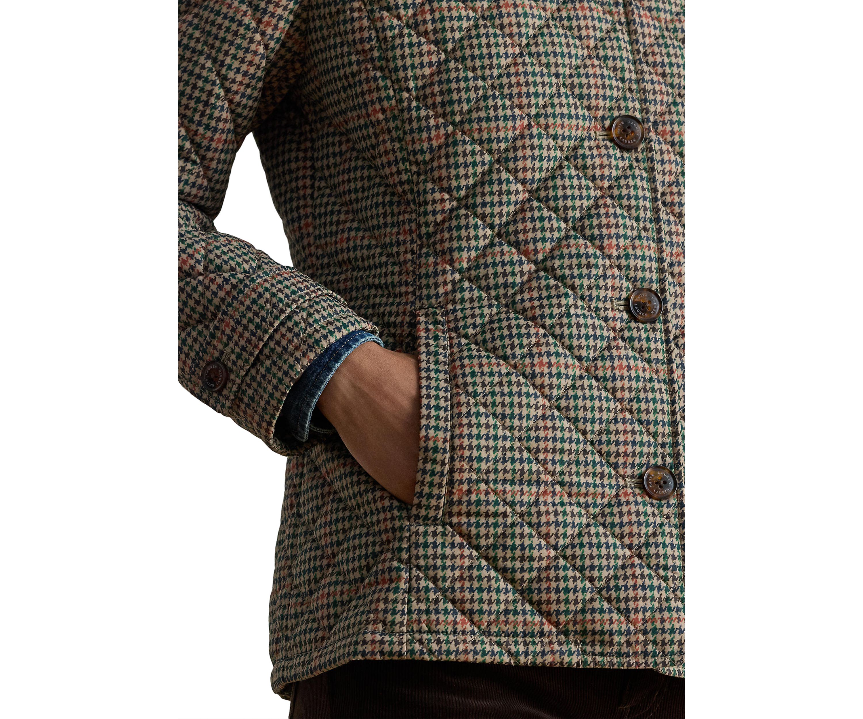 Novelty Quilted Button Jacket