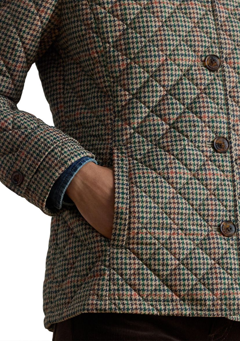 Novelty Quilted Button Jacket