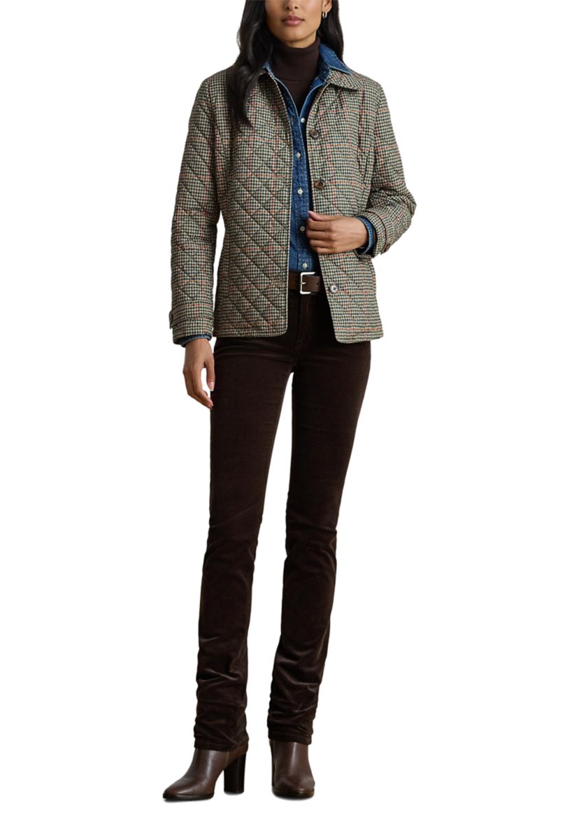 Novelty Quilted Button Jacket