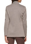 Womens Long Sleeve One Button Soft Suiting Jacket