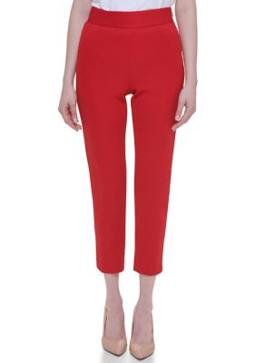 Tommy Hilfiger Women's Solid Slim Fit Trousers | belk