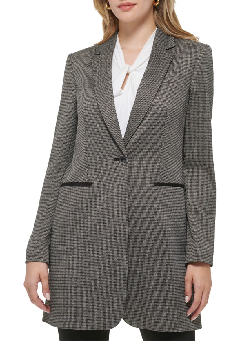Womens Metallic Topper
