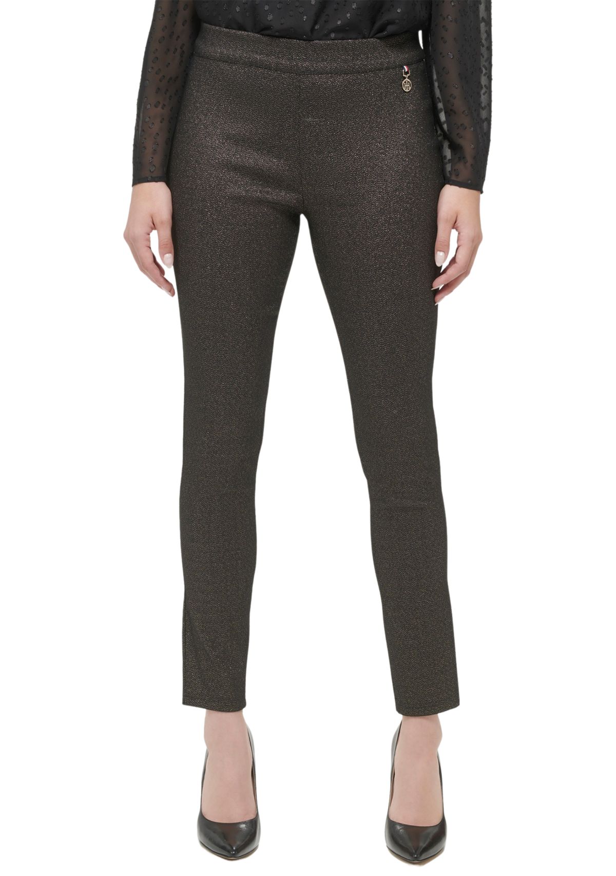 Womens Slim Shimmer Pants
