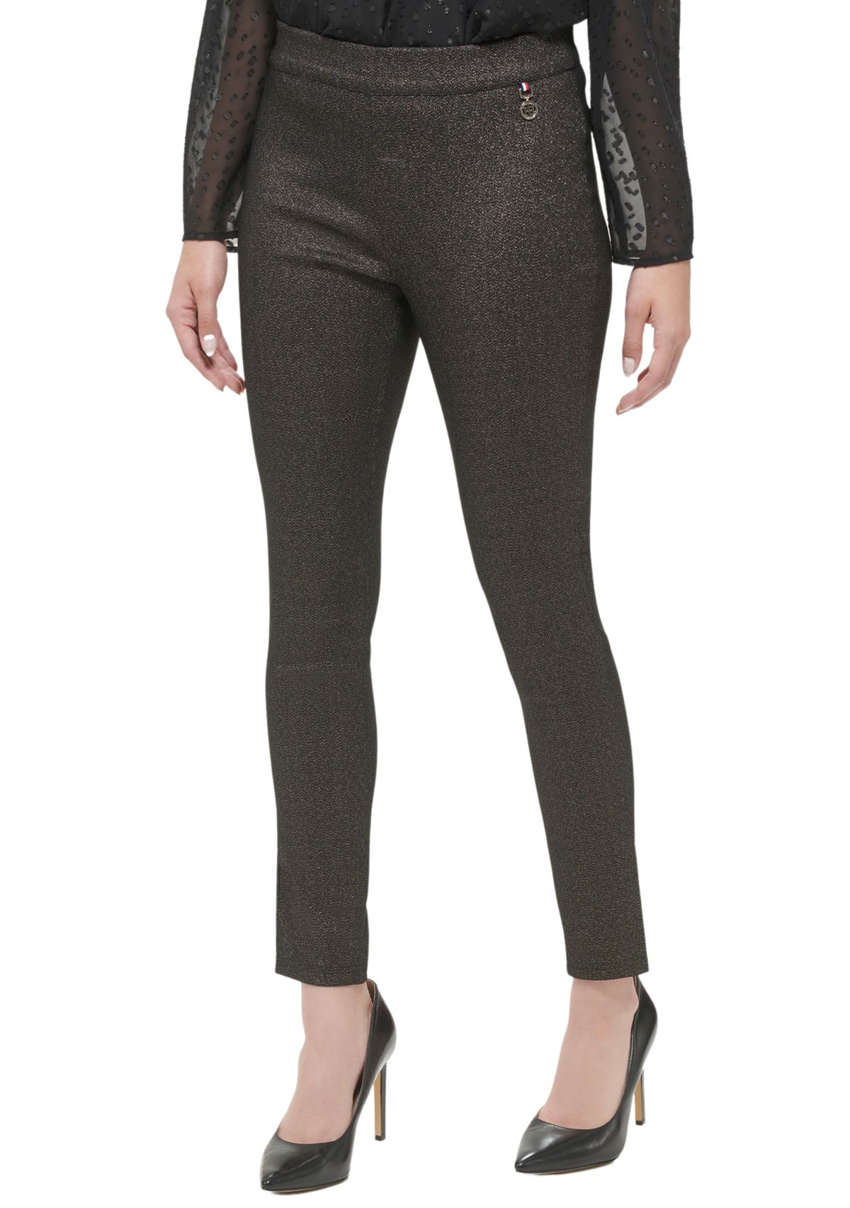 Womens Slim Shimmer Pants