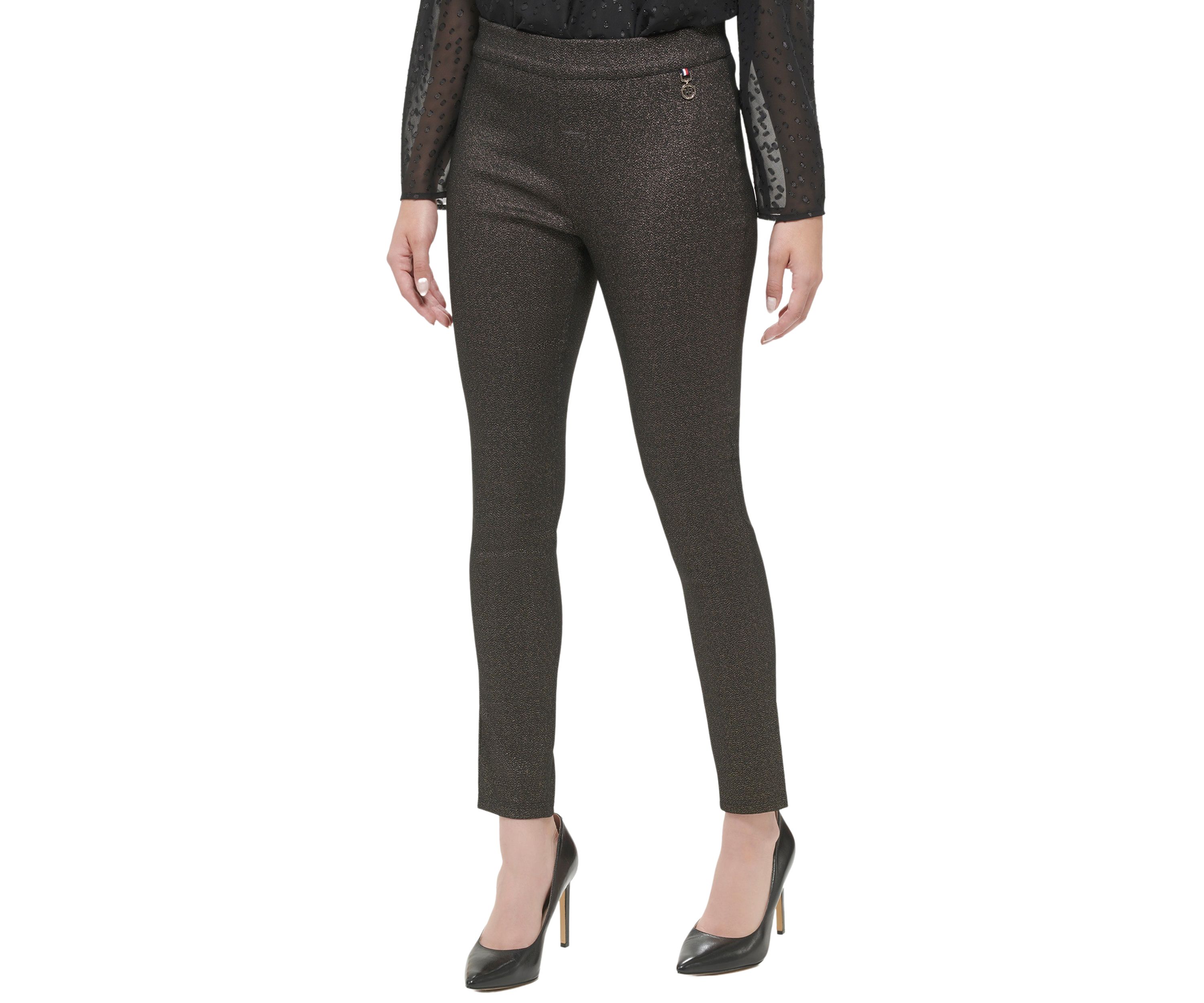 Womens Slim Shimmer Pants