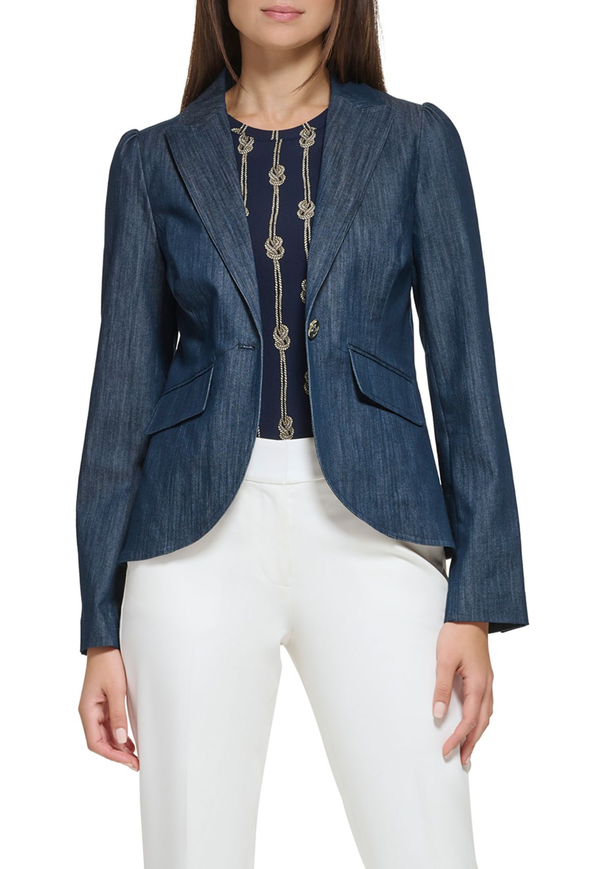 Womens Denim Blazer