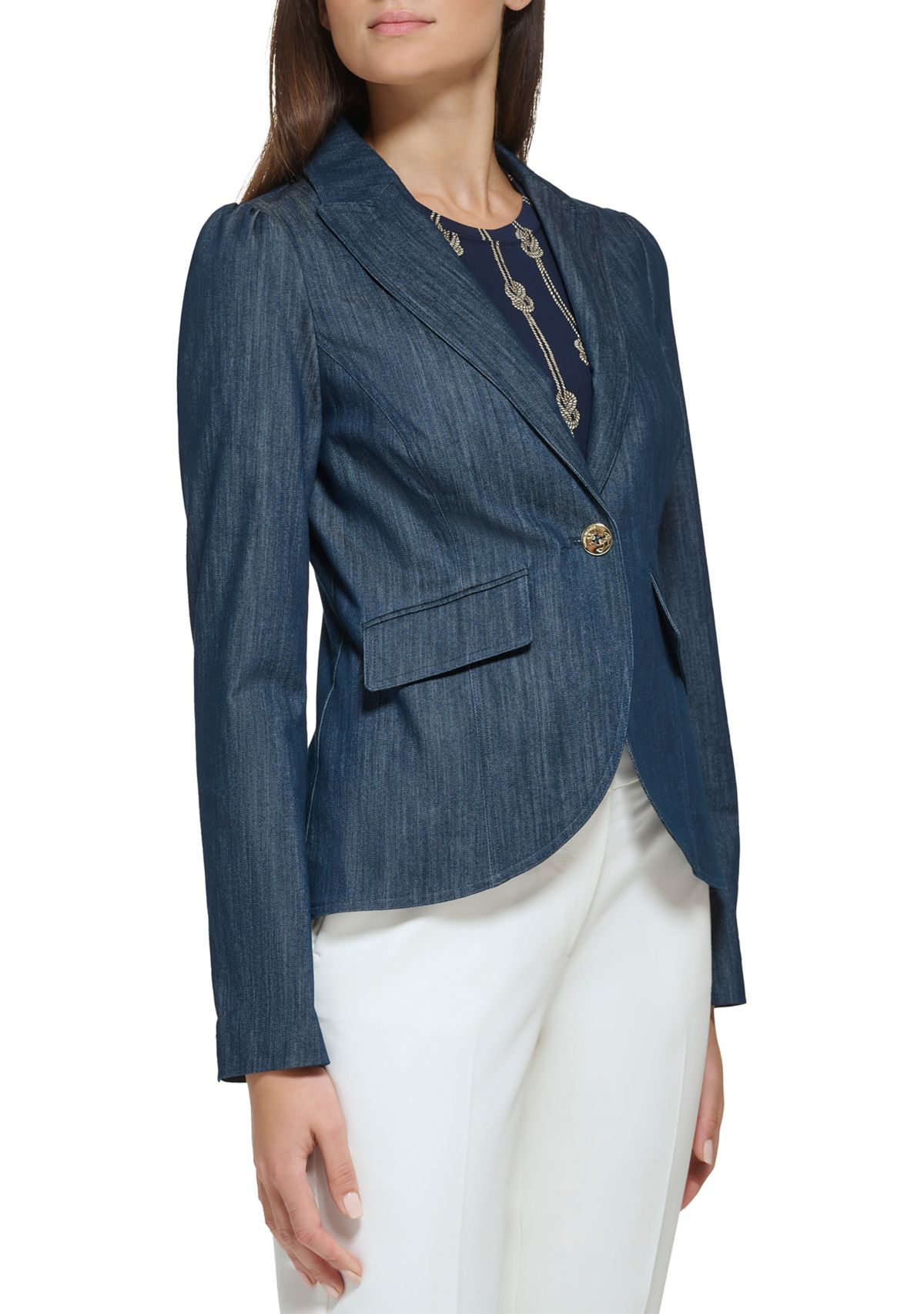 Womens Denim Blazer