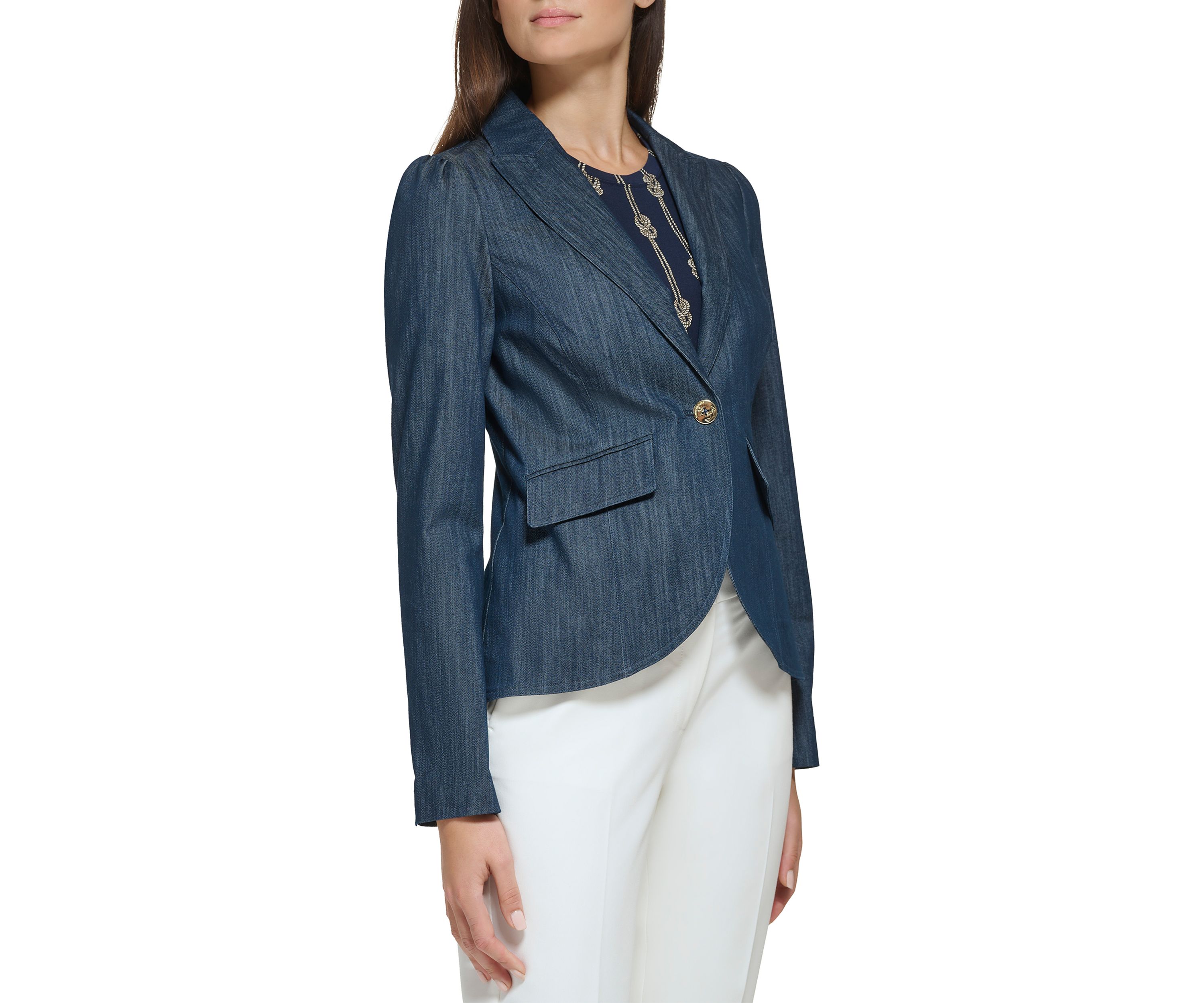 Womens Denim Blazer