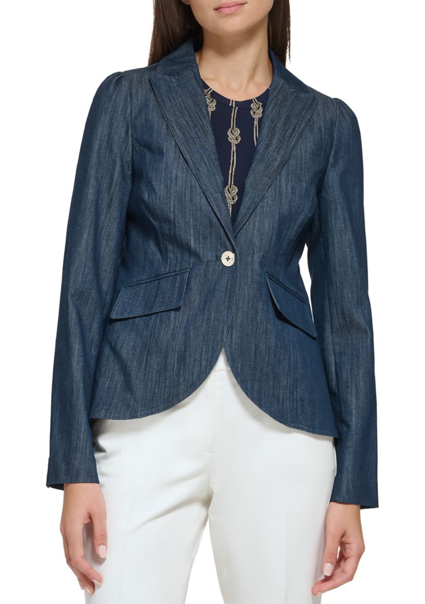 Womens Denim Blazer
