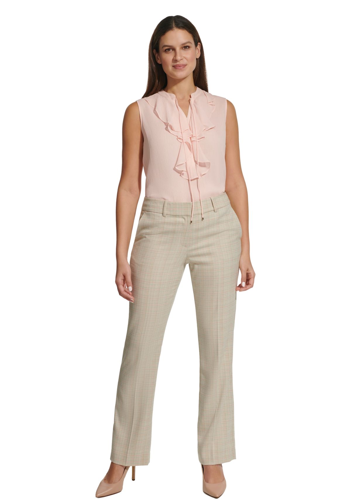 Womens Checked Sutton Trouser Pants