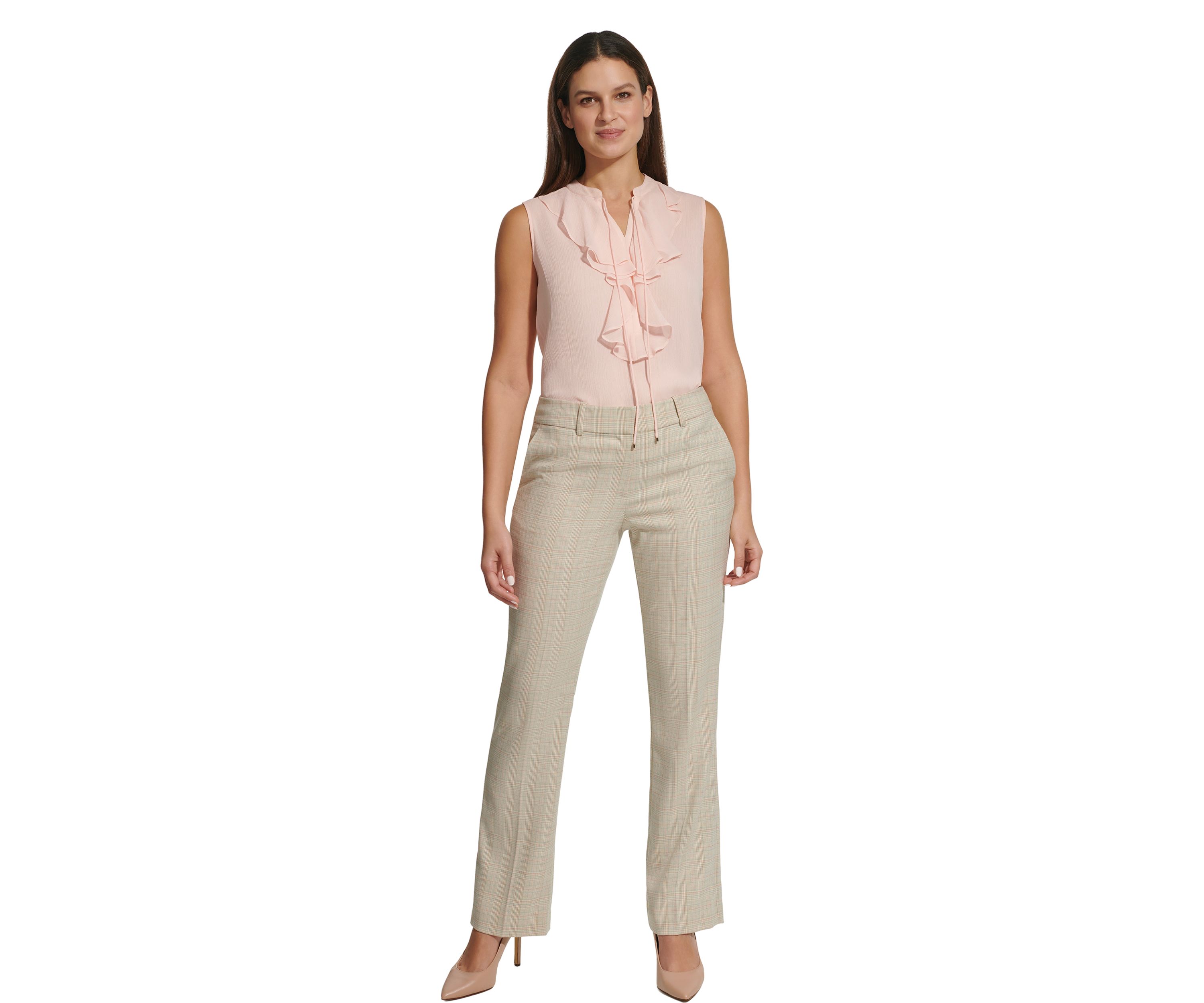 Womens Checked Sutton Trouser Pants