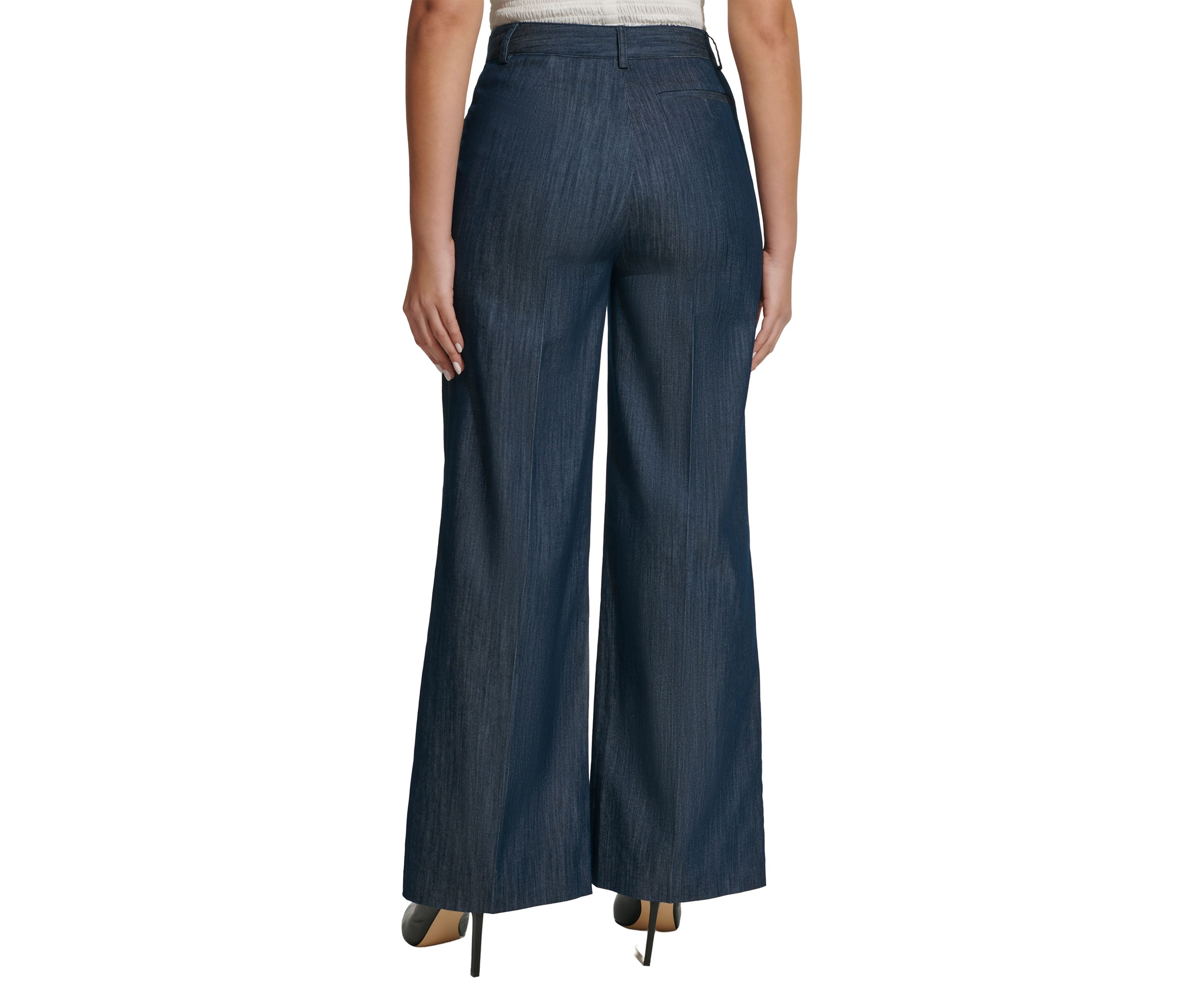 Womens Denim Sailor Pants