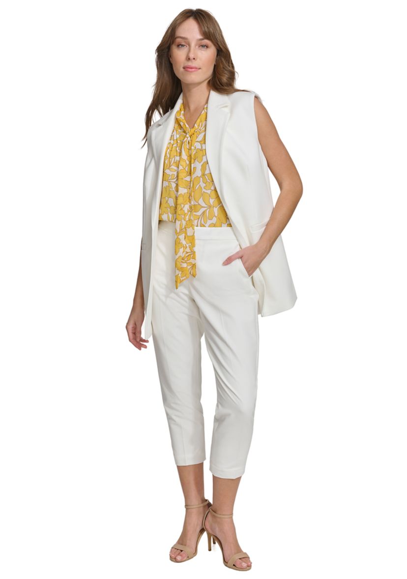 Womens Solid Vest with Back Belt