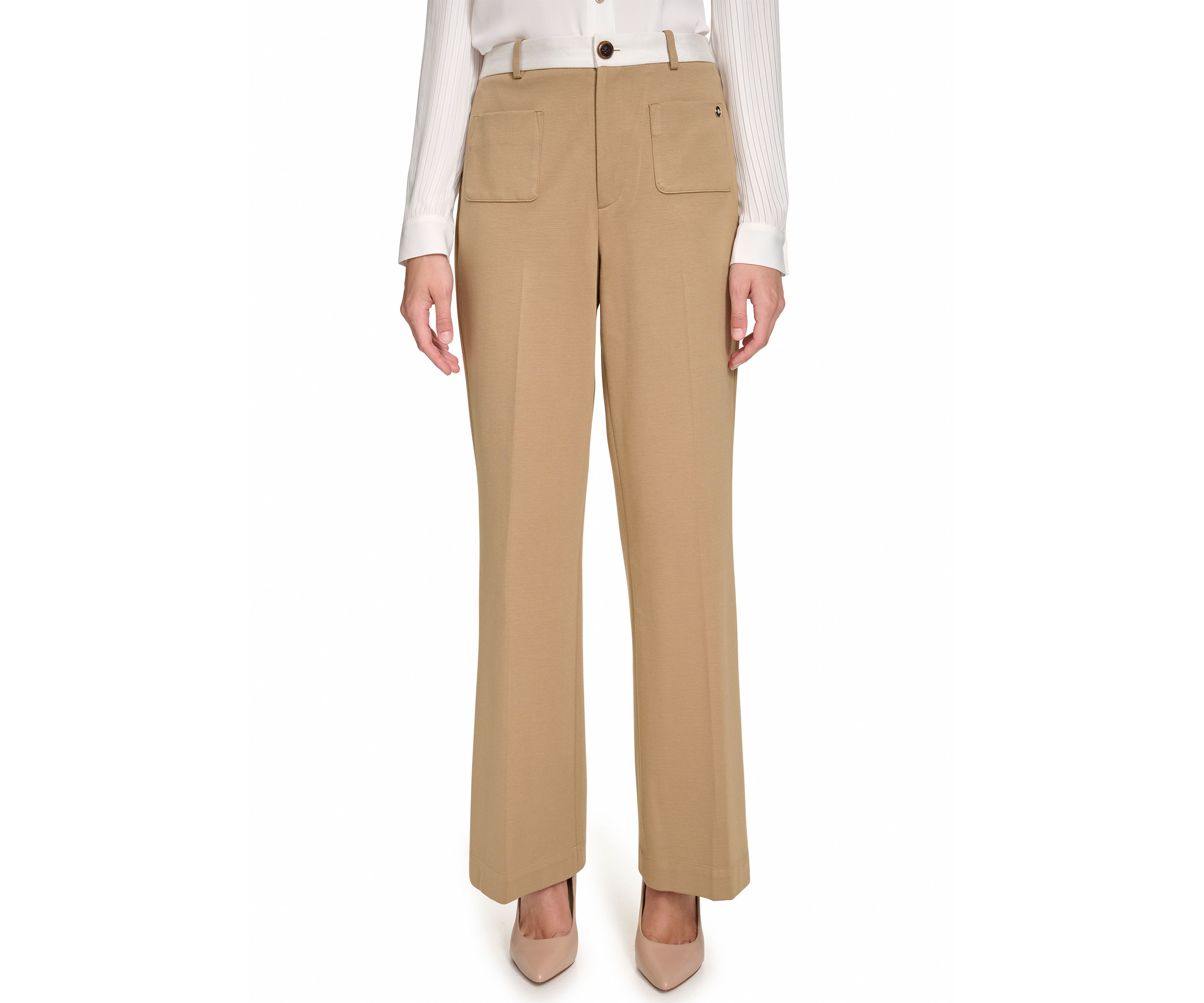 Womens Ponte Trouser Pants