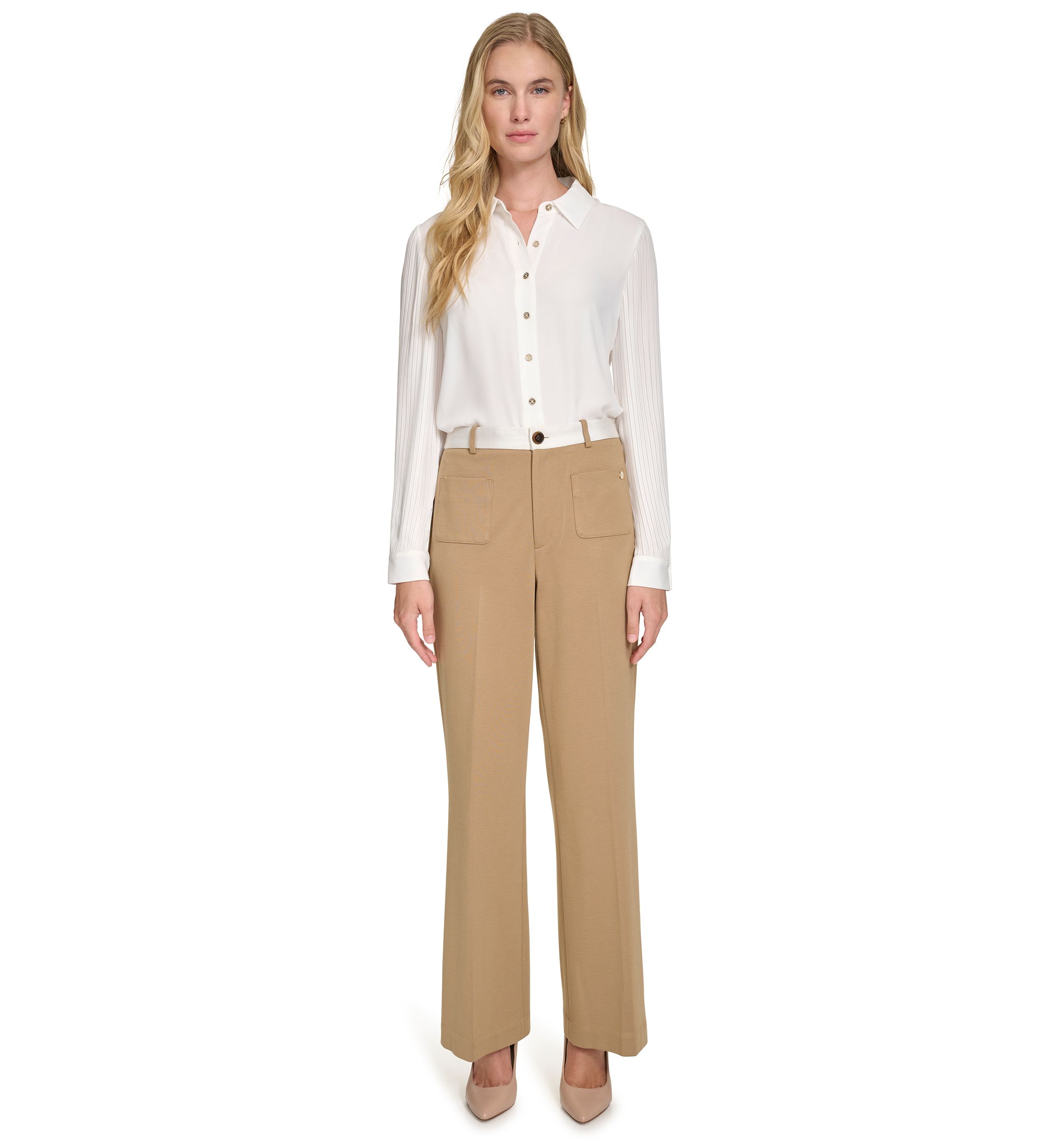 Womens Ponte Trouser Pants