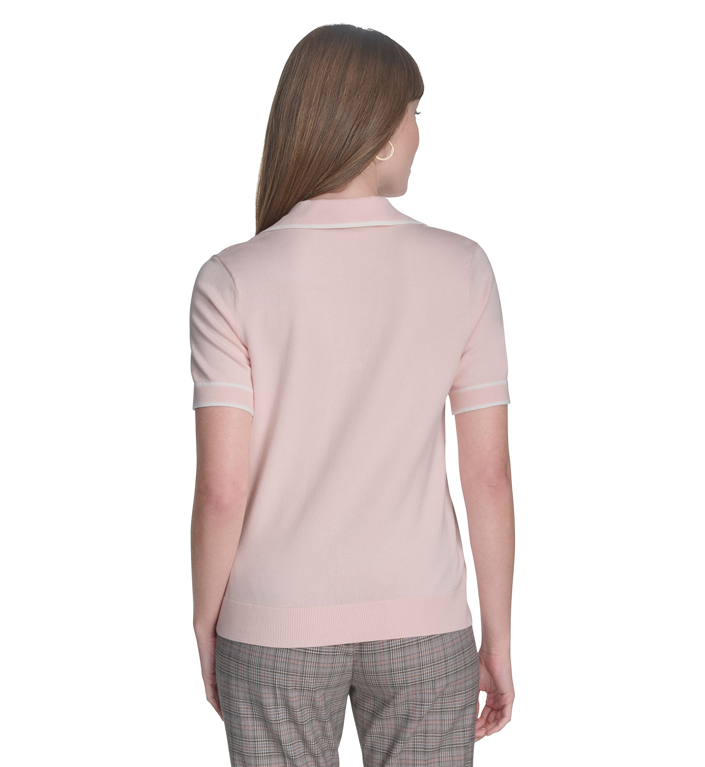 Womens Johnny Collar Sweater