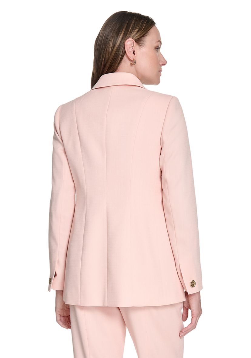 Womens Modern One Button Blazer