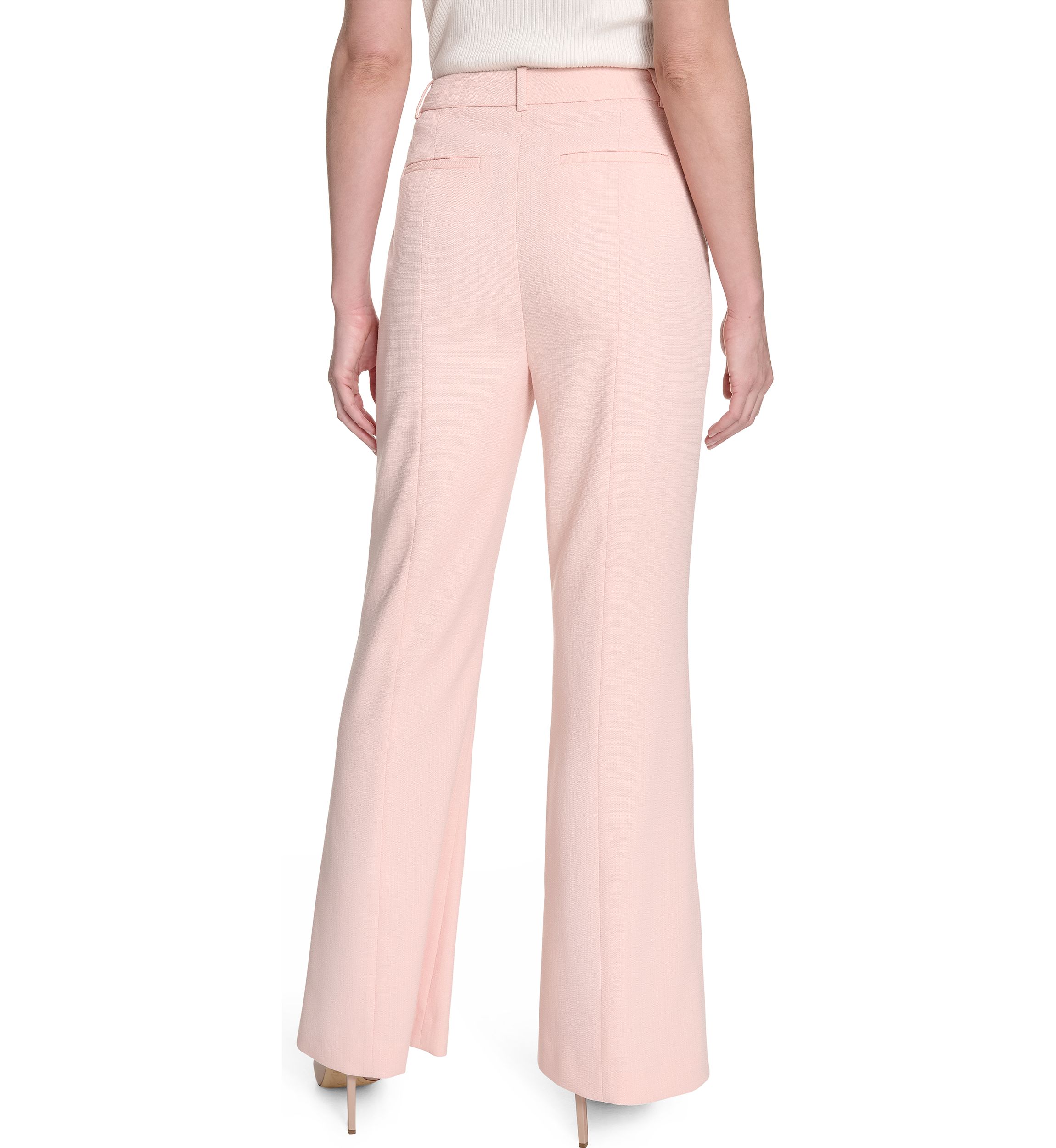 Womens Slim Fit Flare Trouser Pants