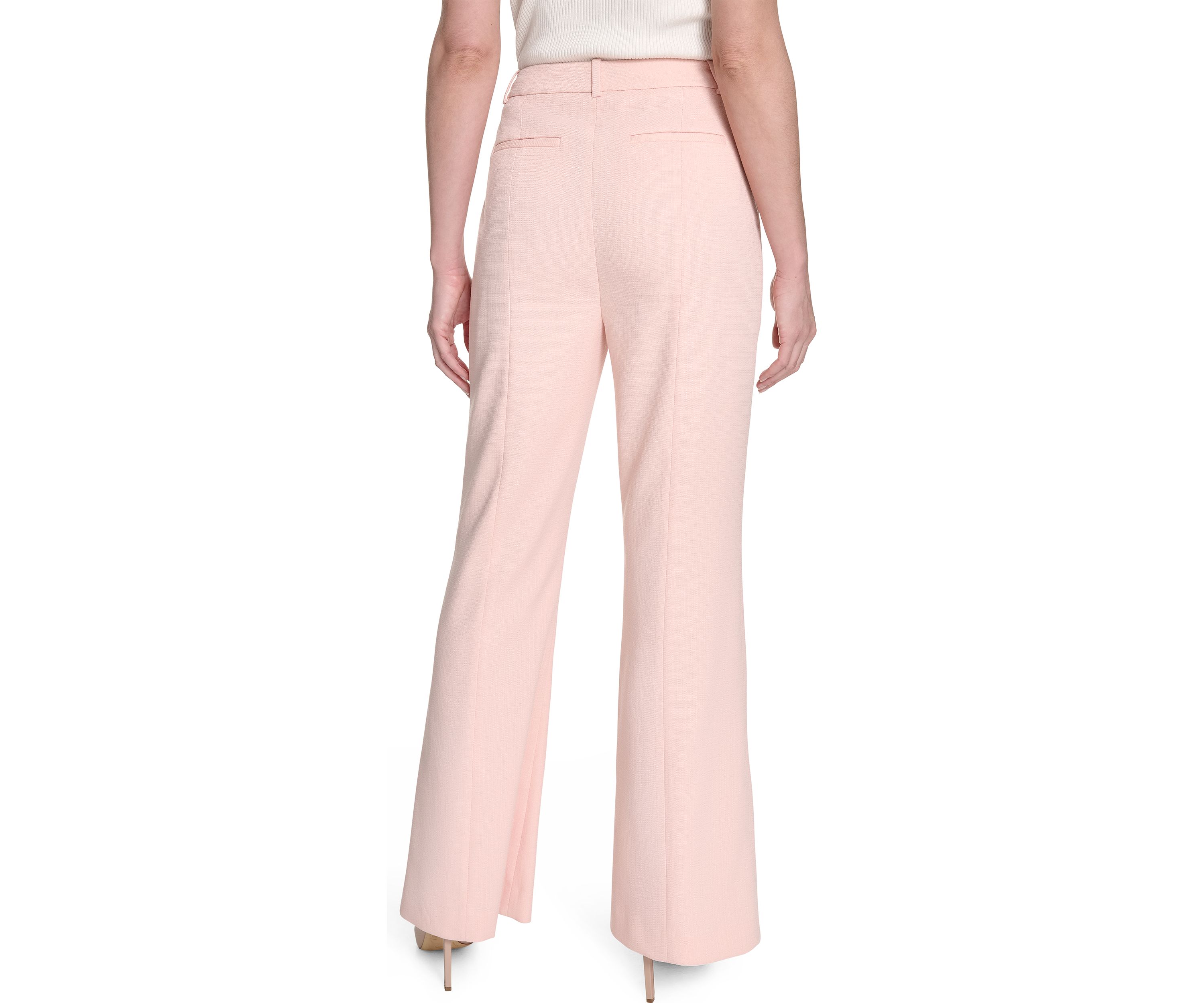 Womens Slim Fit Flare Trouser Pants