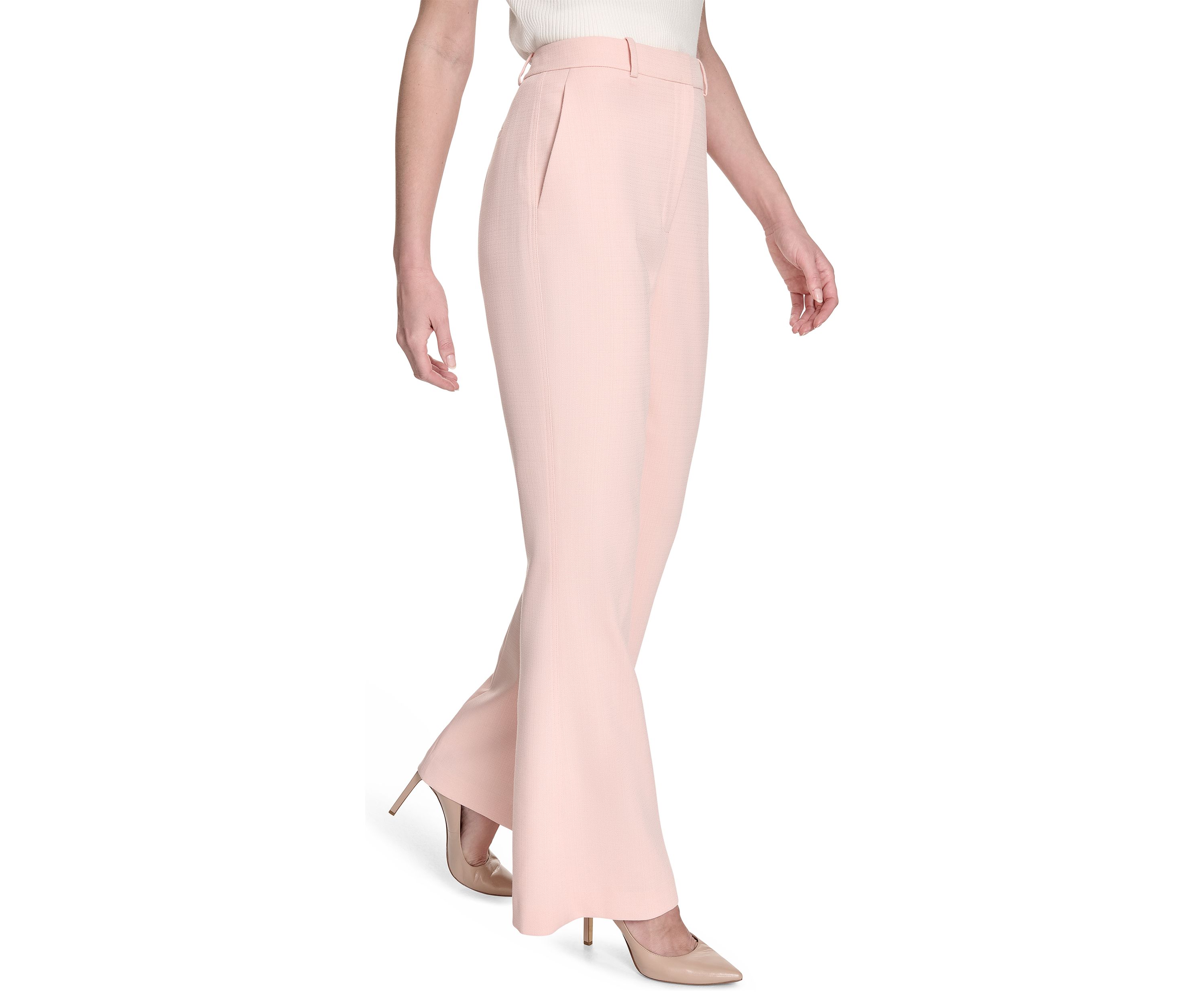 Womens Slim Fit Flare Trouser Pants