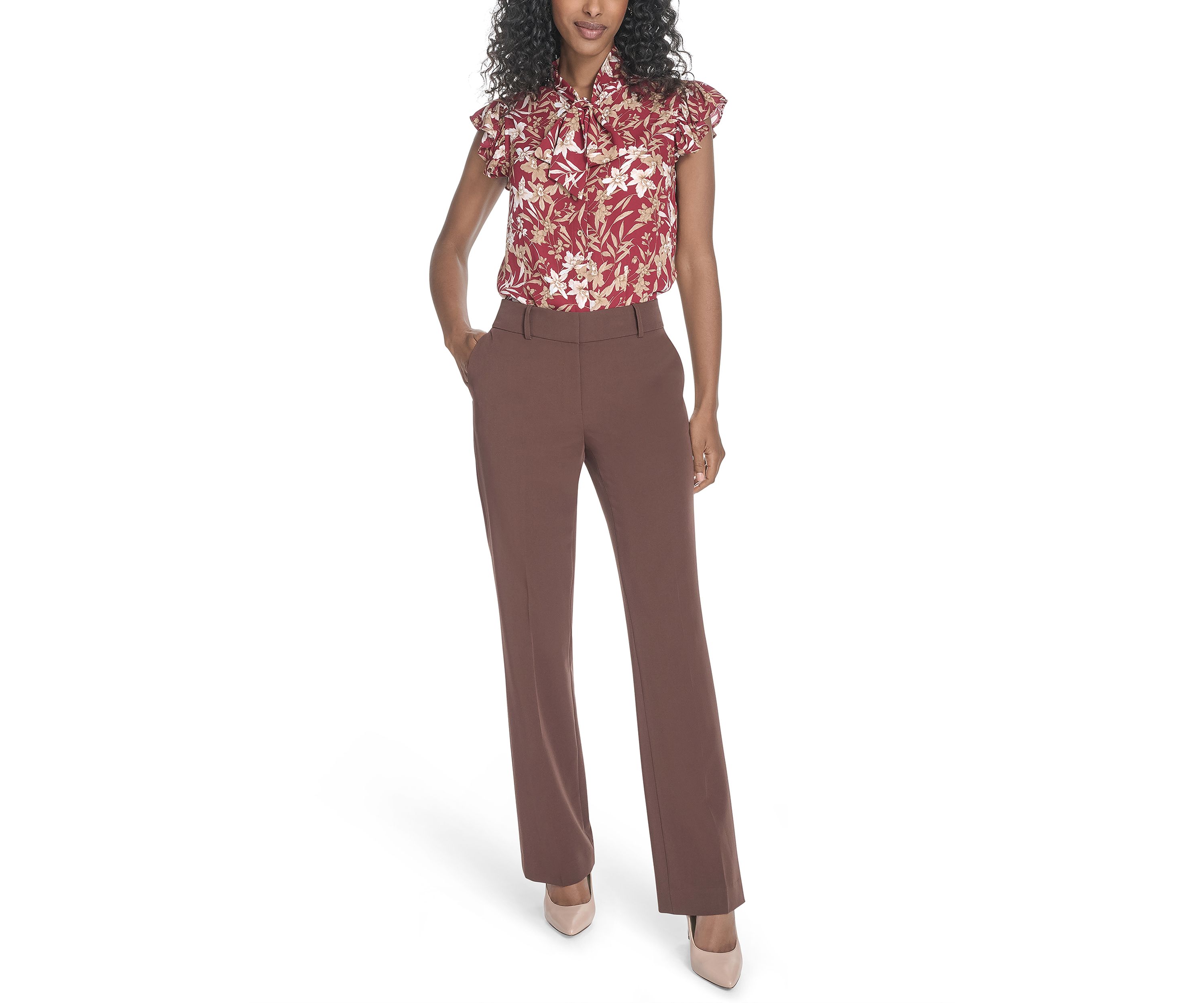 Womens Bootcut Trouser Pants