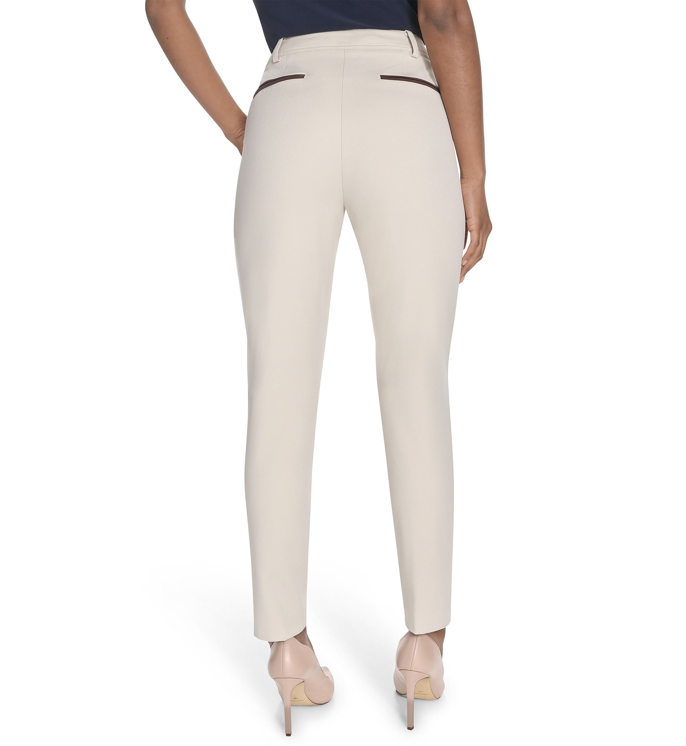 Womens Slim Fit Ankle Pants