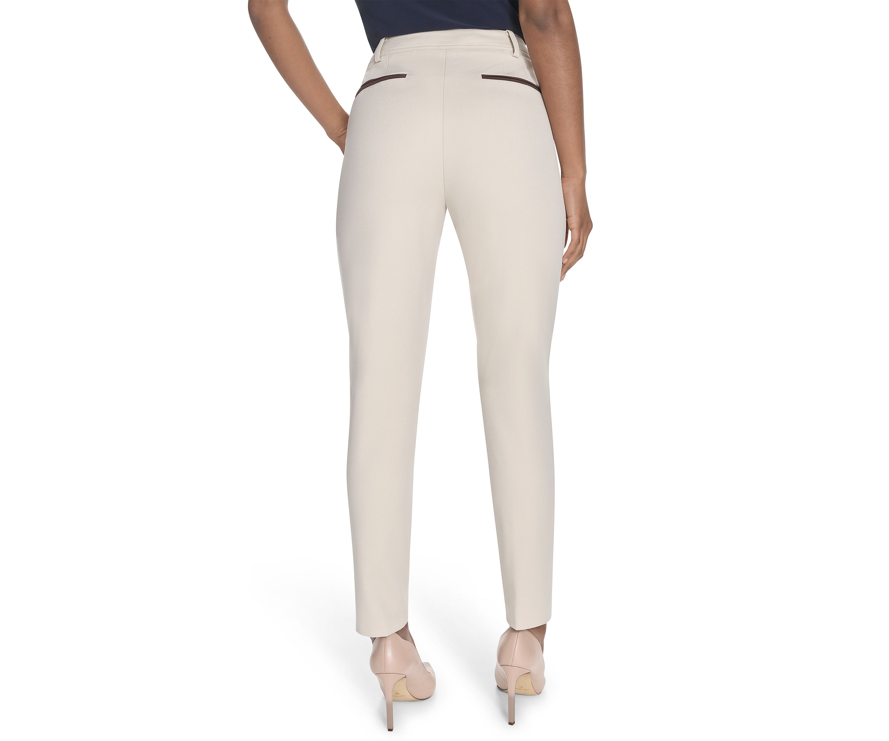 Womens Slim Fit Ankle Pants