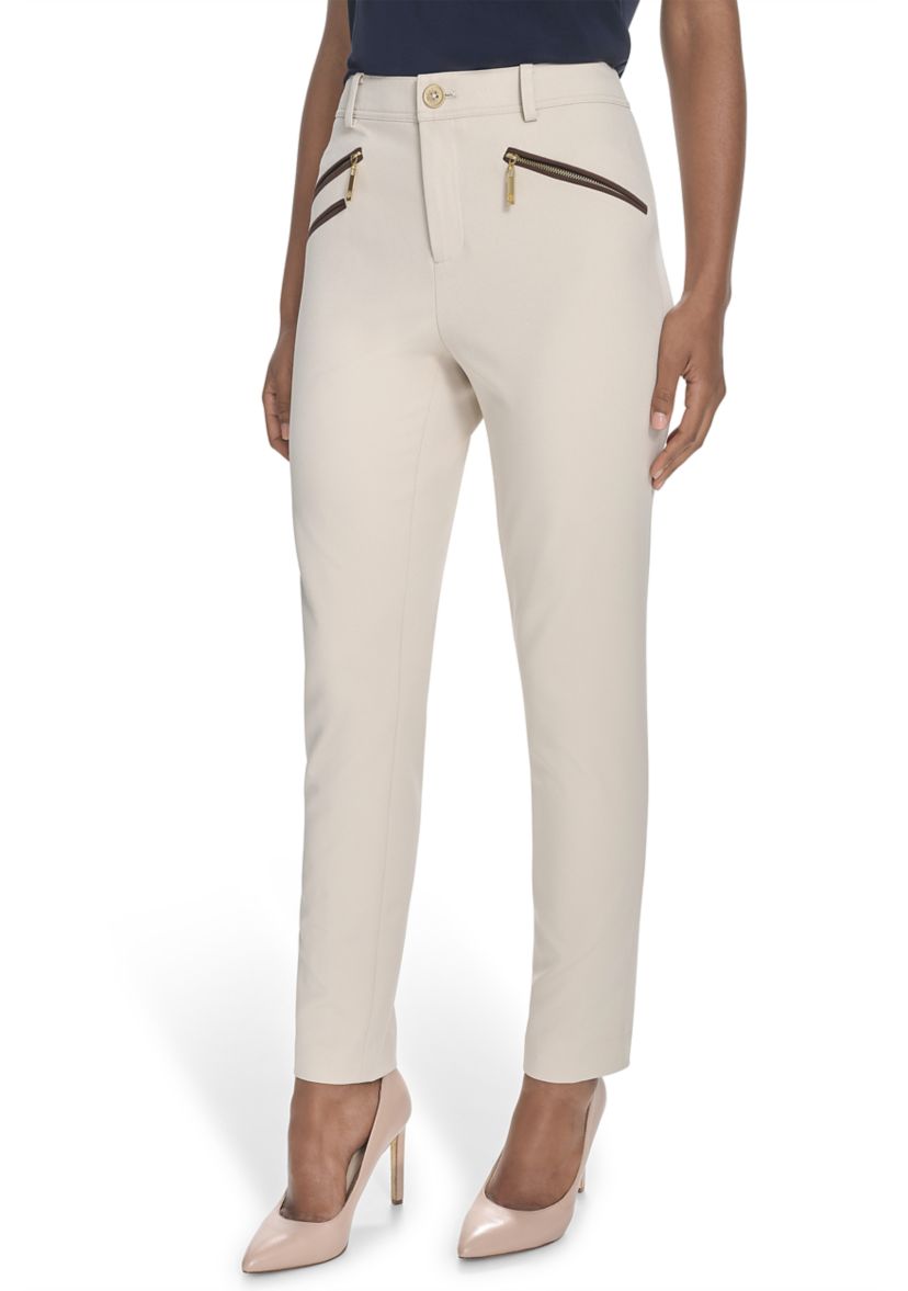 Womens Slim Fit Ankle Pants