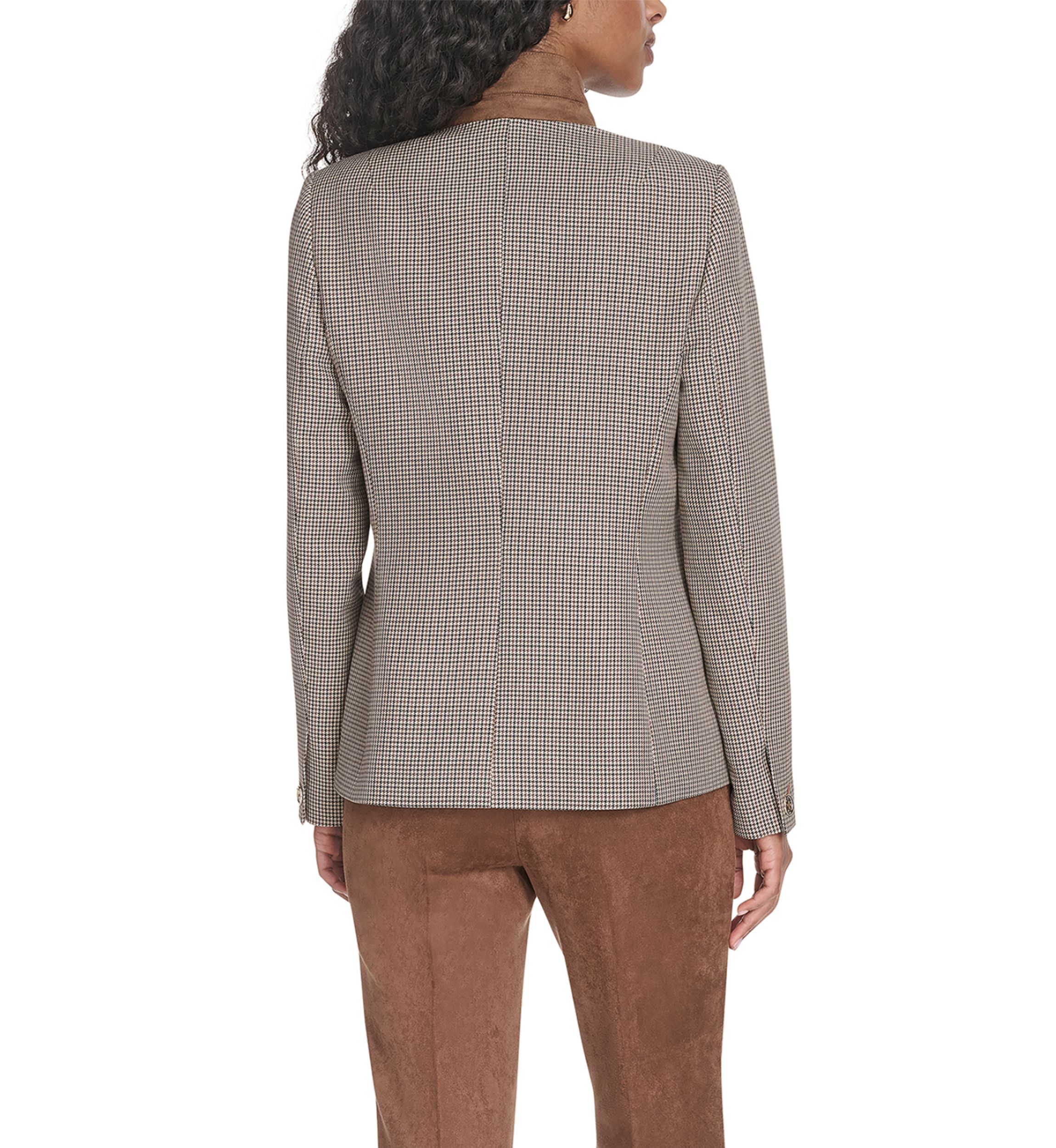 Womens Houndstooth Riding Jacket