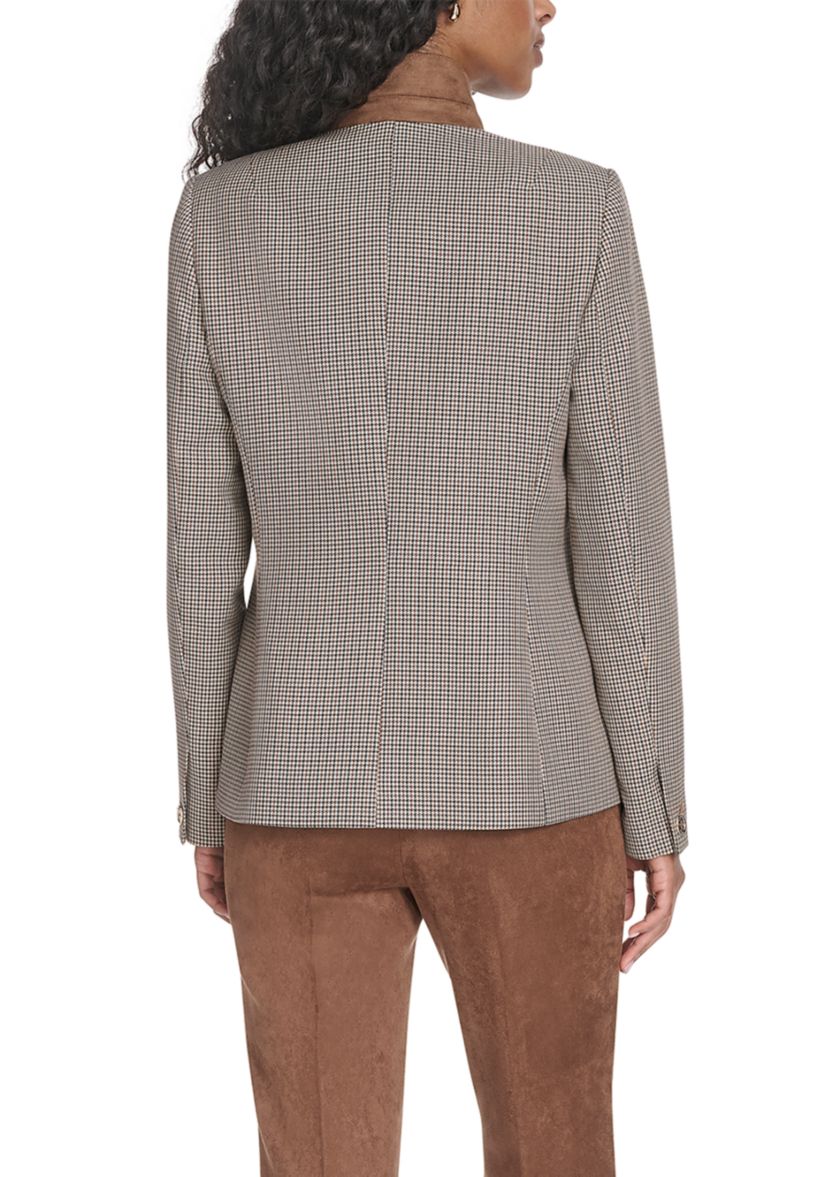 Womens Houndstooth Riding Jacket