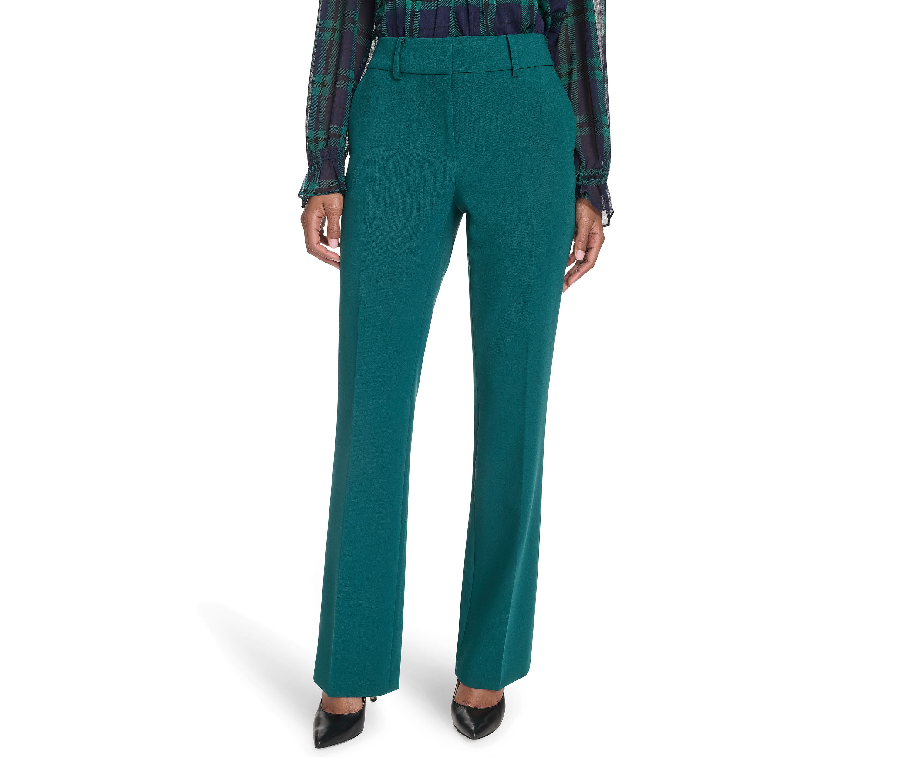 Womens Solid Sutton Bootcut Pant
