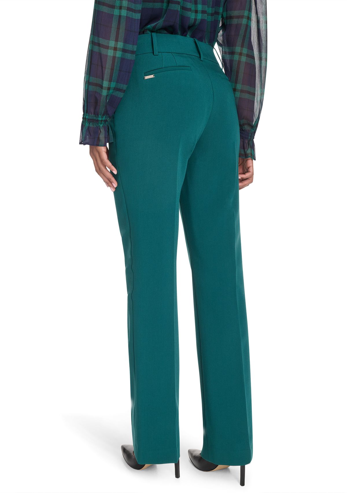 Womens Solid Sutton Bootcut Pant