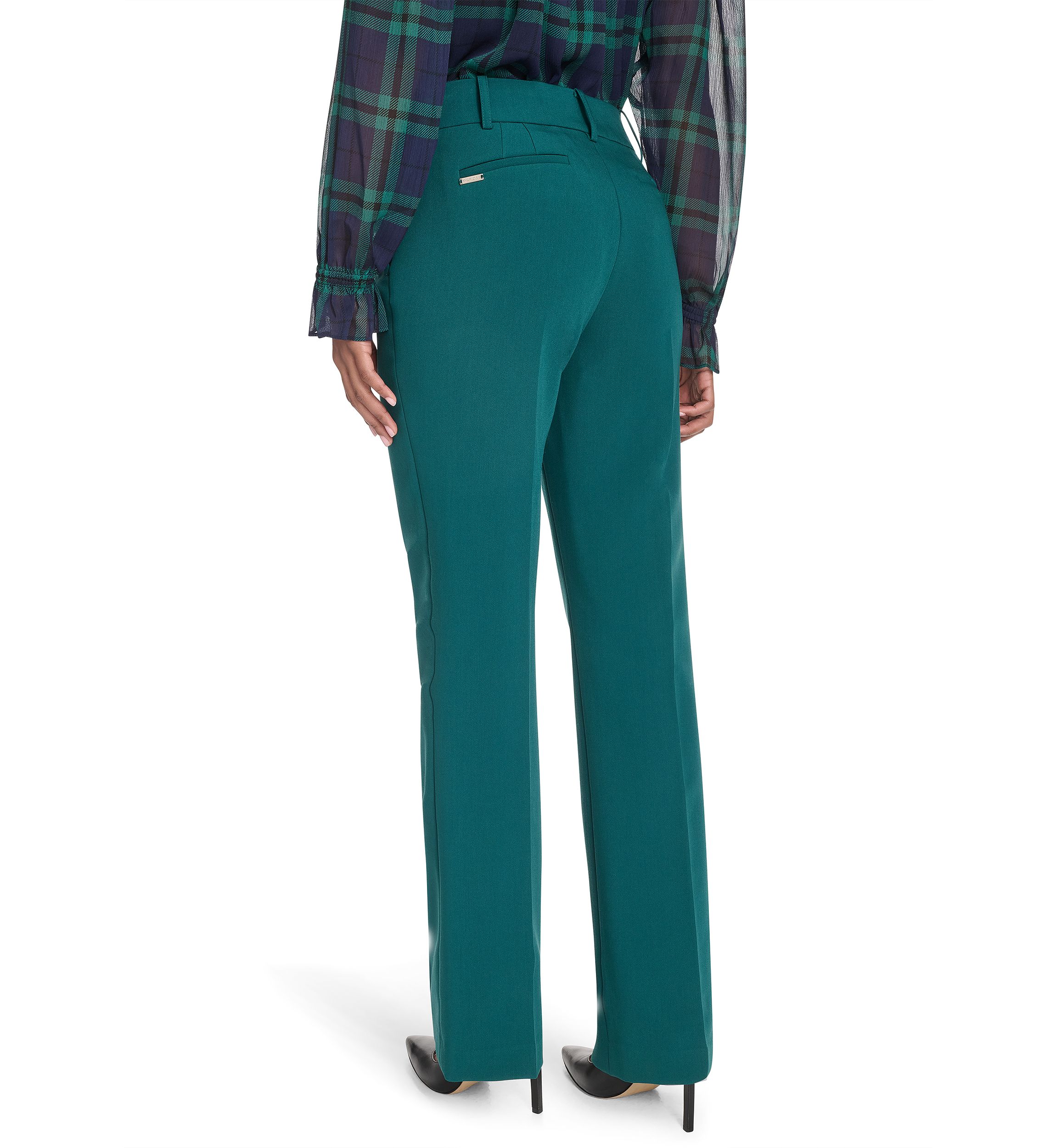 Womens Solid Sutton Bootcut Pant